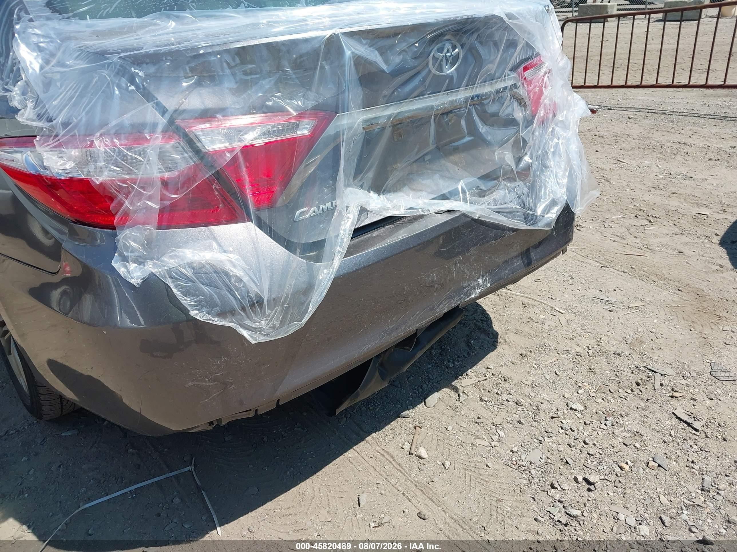 2015 Toyota Camry Se Gray vin: 4T1BF1FK5FU065011