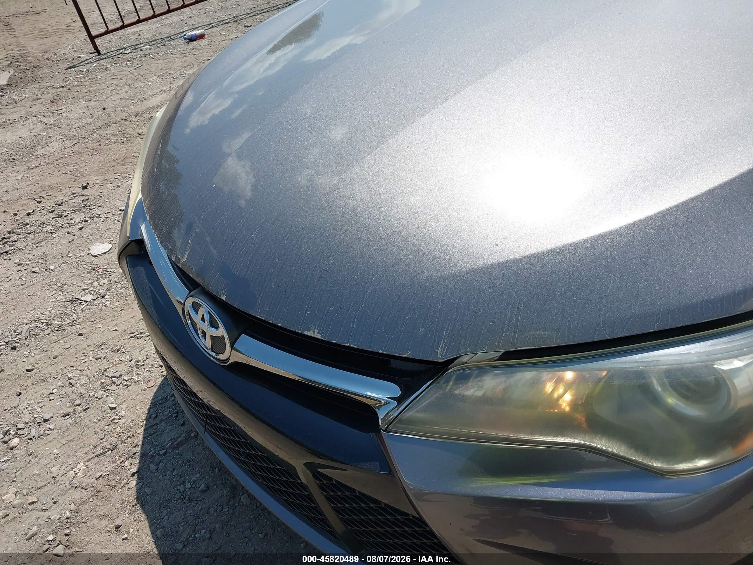 2015 Toyota Camry Se Gray vin: 4T1BF1FK5FU065011