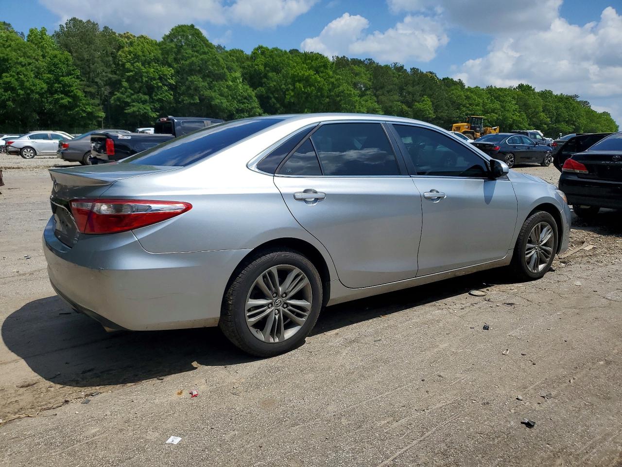 2015 Toyota Camry Se Silver vin: 4T1BF1FK5FU095917