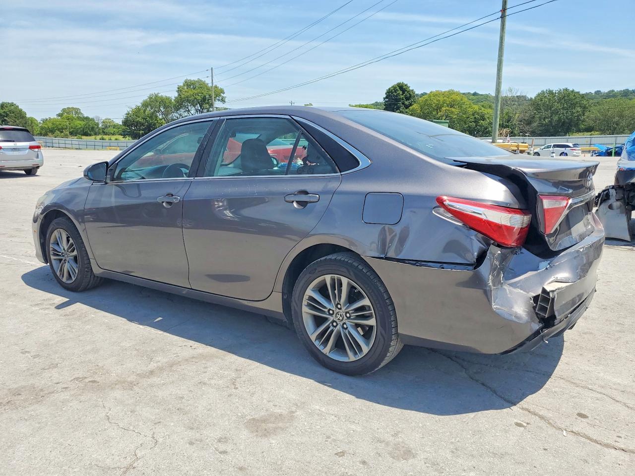 2015 Toyota Camry Se Gray vin: 4T1BF1FK5FU097585