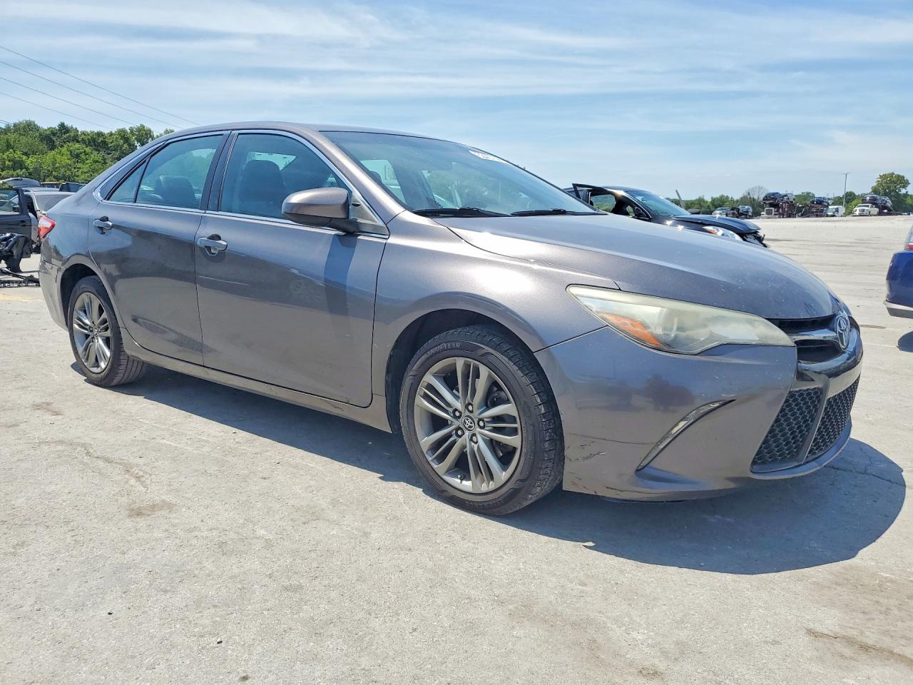 2015 Toyota Camry Se Gray vin: 4T1BF1FK5FU097585