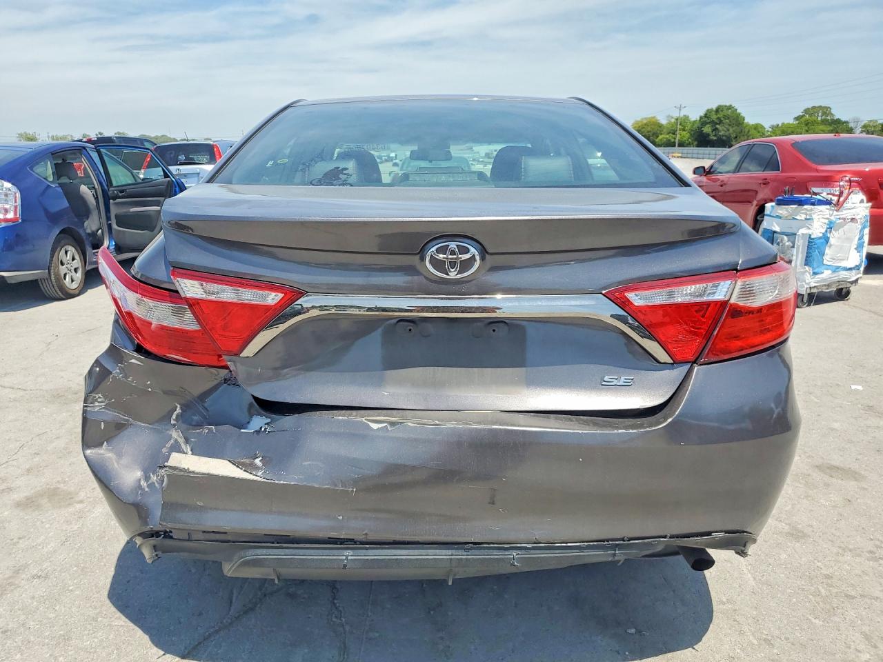 2015 Toyota Camry Se Gray vin: 4T1BF1FK5FU097585