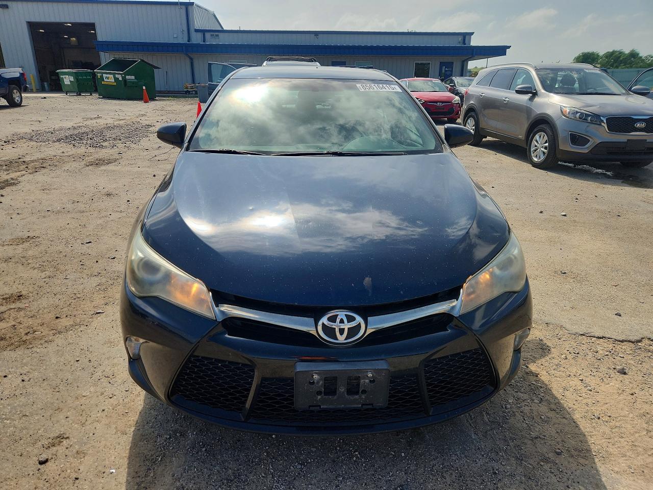 2015 Toyota Camry Se Blue vin: 4T1BF1FK5FU100159