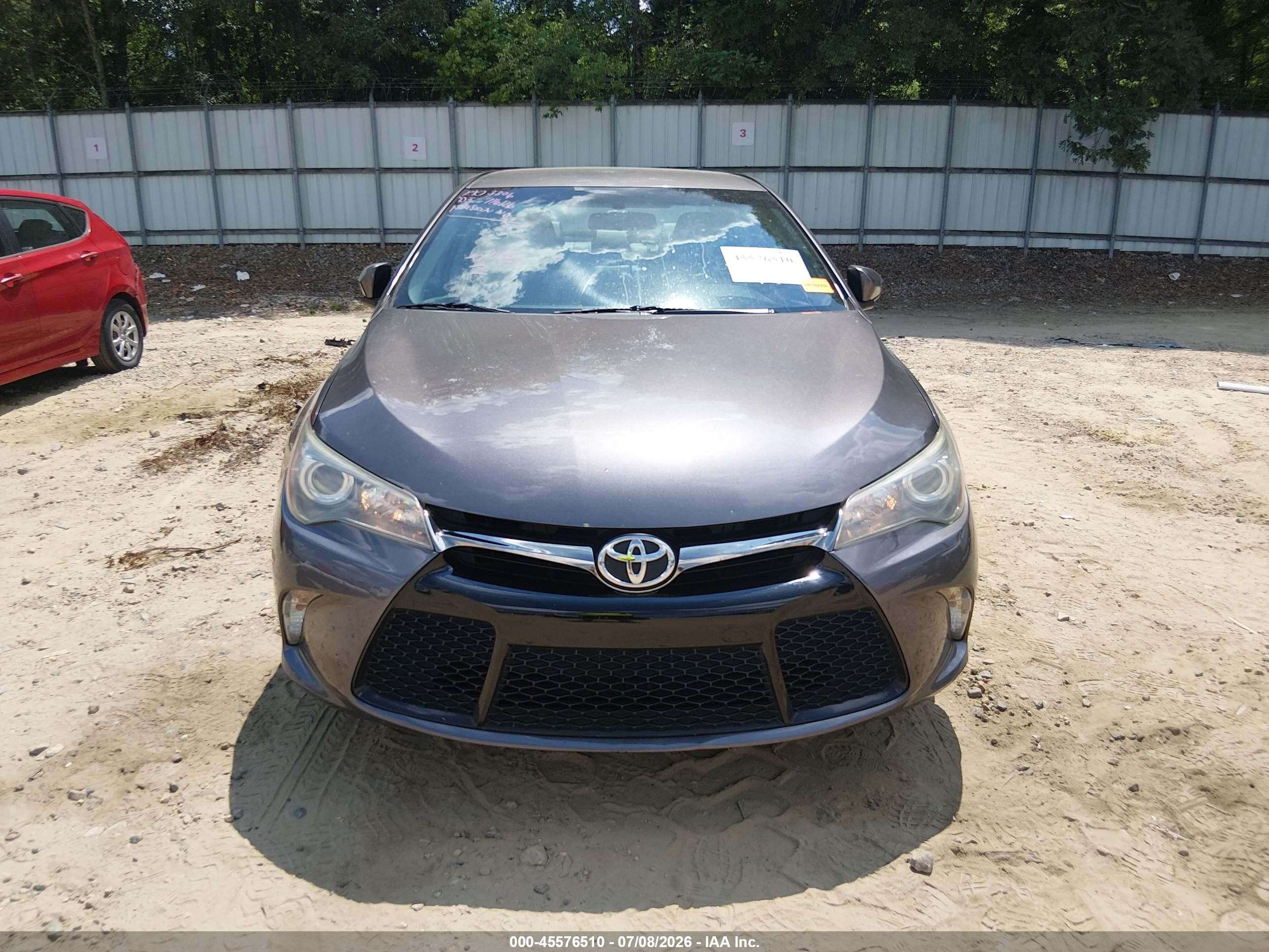 2015 Toyota Camry Se Gray vin: 4T1BF1FK5FU109847