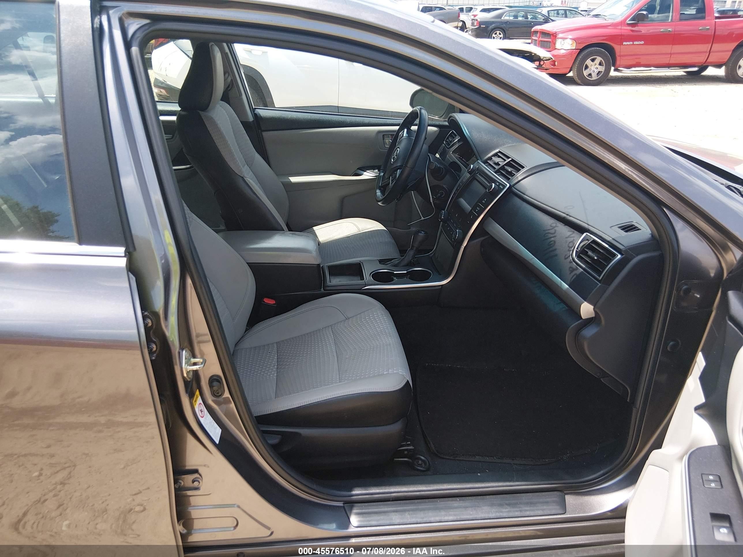 2015 Toyota Camry Se Gray vin: 4T1BF1FK5FU109847