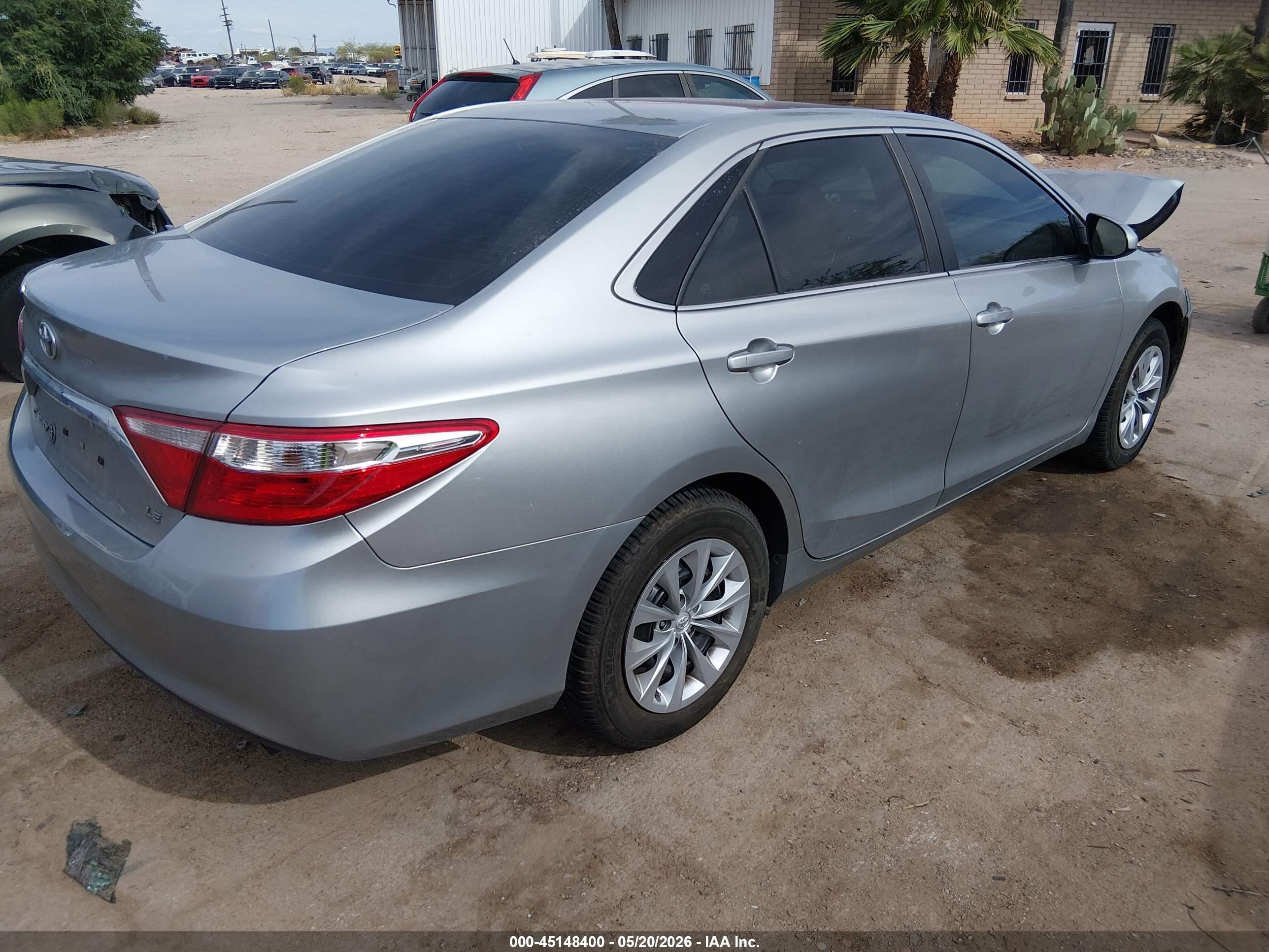 2015 Toyota Camry Le Silver vin: 4T1BF1FK5FU112392