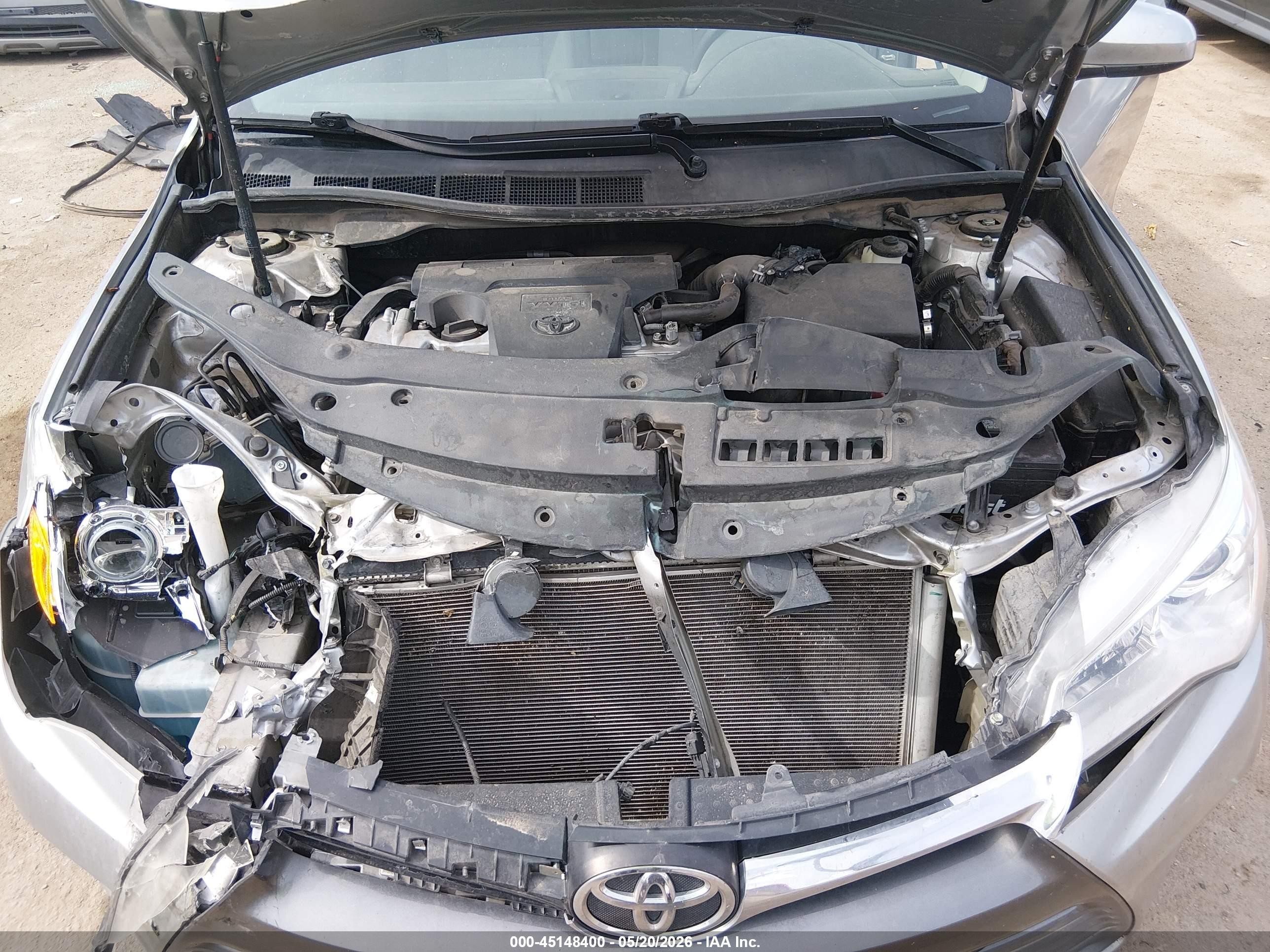 2015 Toyota Camry Le Silver vin: 4T1BF1FK5FU112392