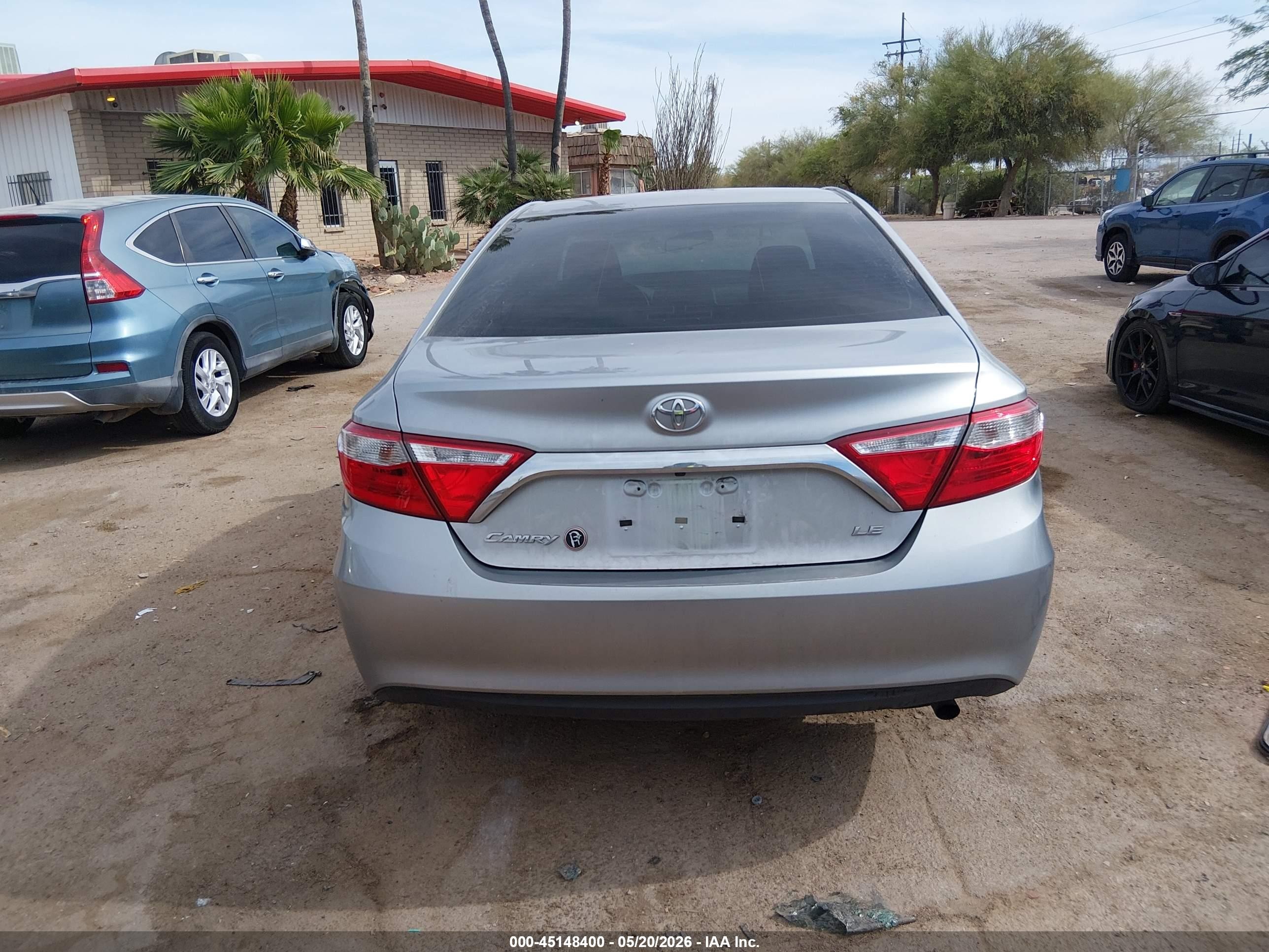 2015 Toyota Camry Le Silver vin: 4T1BF1FK5FU112392