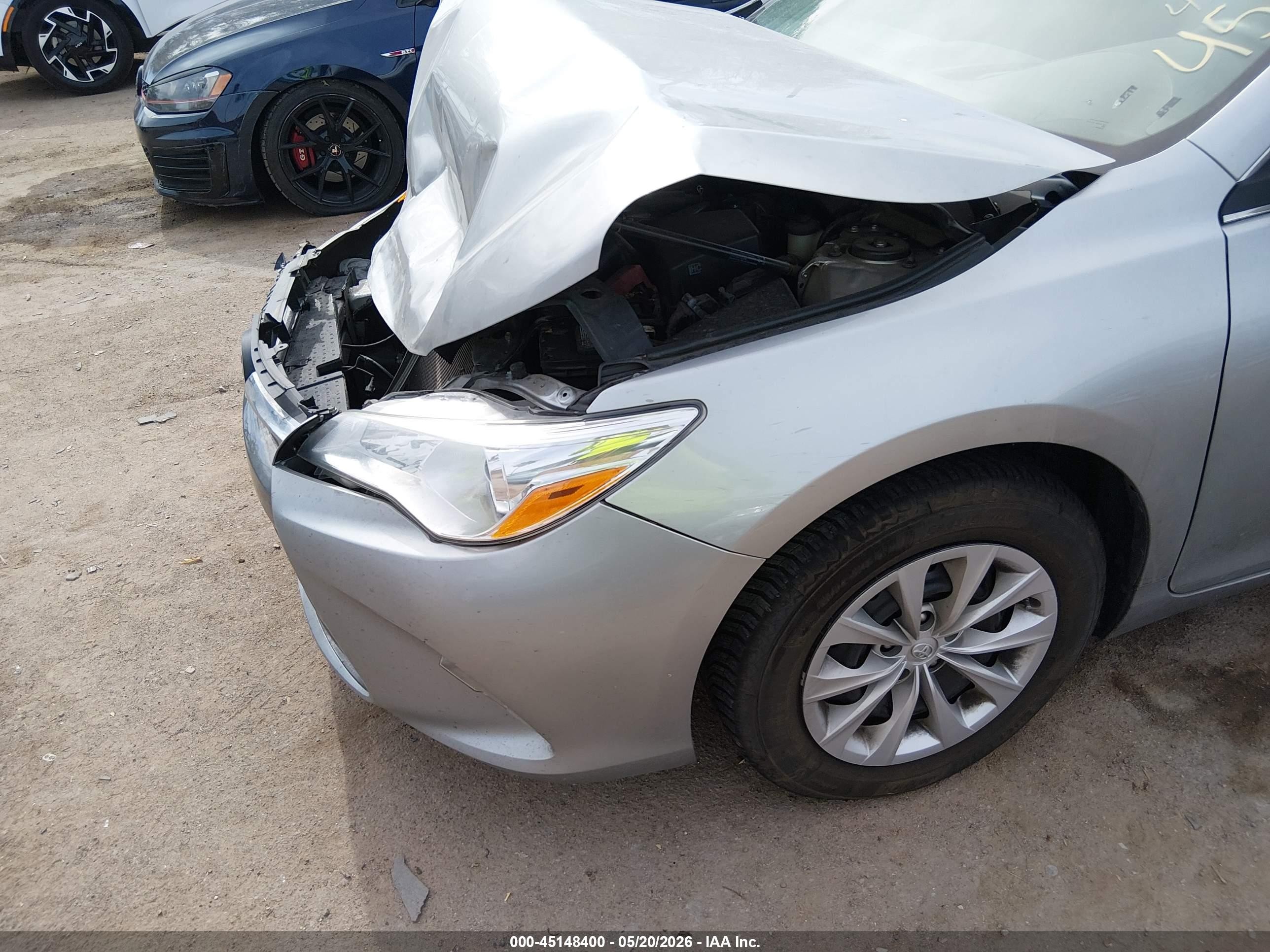 2015 Toyota Camry Le Silver vin: 4T1BF1FK5FU112392