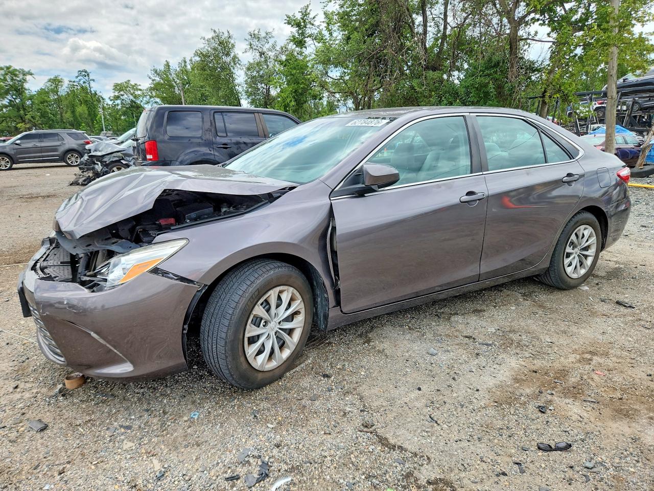 2015 Toyota Camry Le Gray vin: 4T1BF1FK5FU114806
