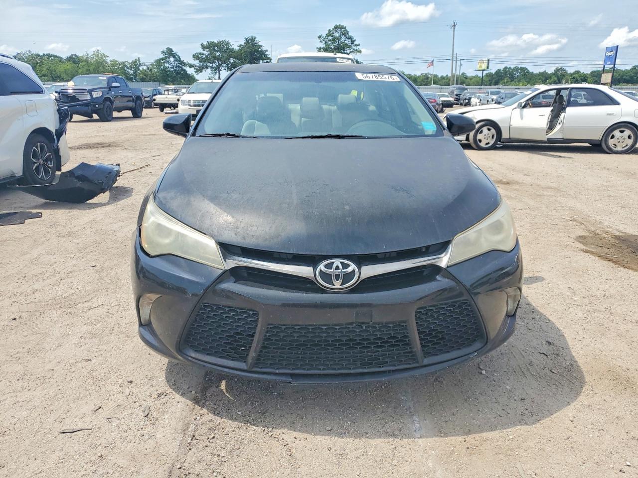 2015 Toyota Camry Se Черный vin: 4T1BF1FK5FU493760