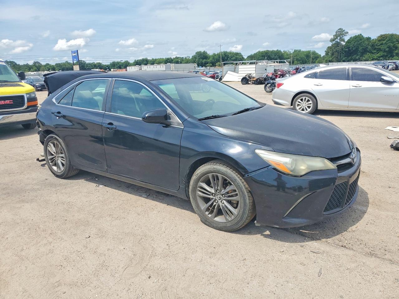 2015 Toyota Camry Se Черный vin: 4T1BF1FK5FU493760