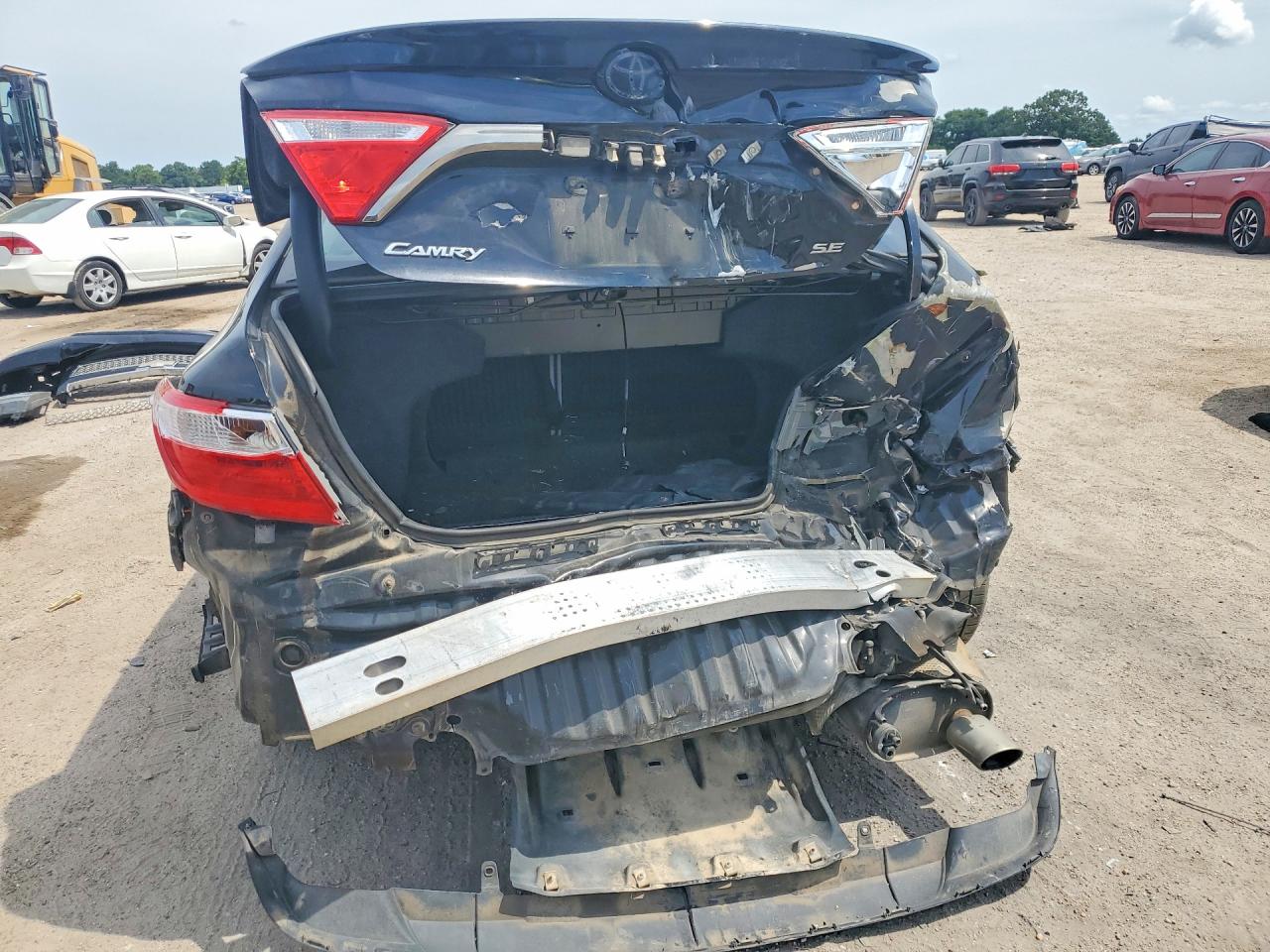 2015 Toyota Camry Se Черный vin: 4T1BF1FK5FU493760
