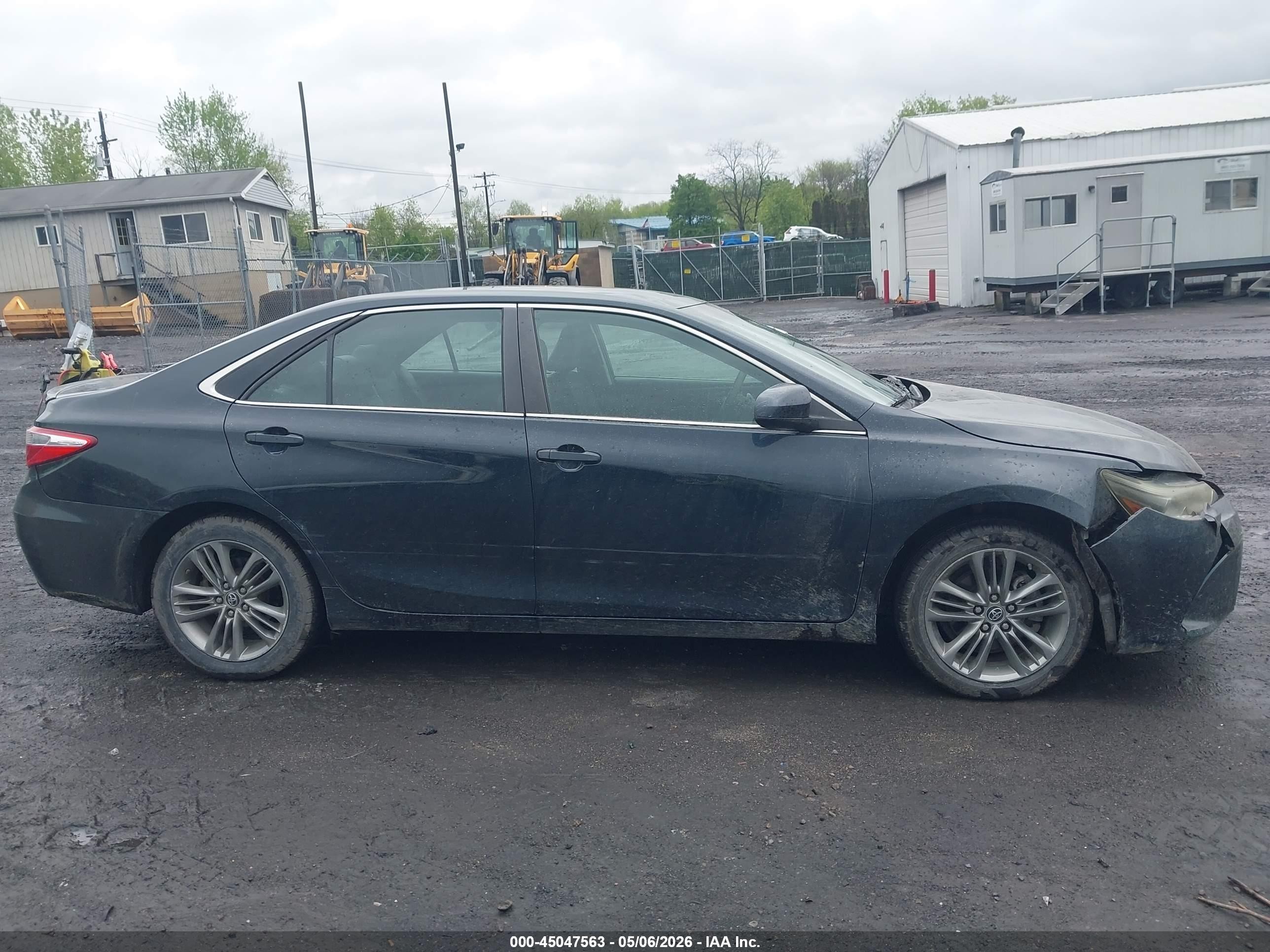 2015 Toyota Camry Se Black vin: 4T1BF1FK5FU498005