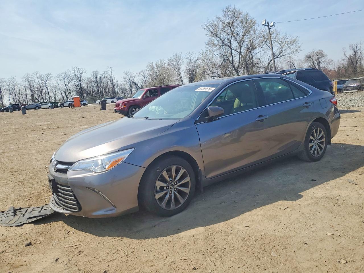 2015 Toyota Camry Xle Gray vin: 4T1BF1FK5FU878056
