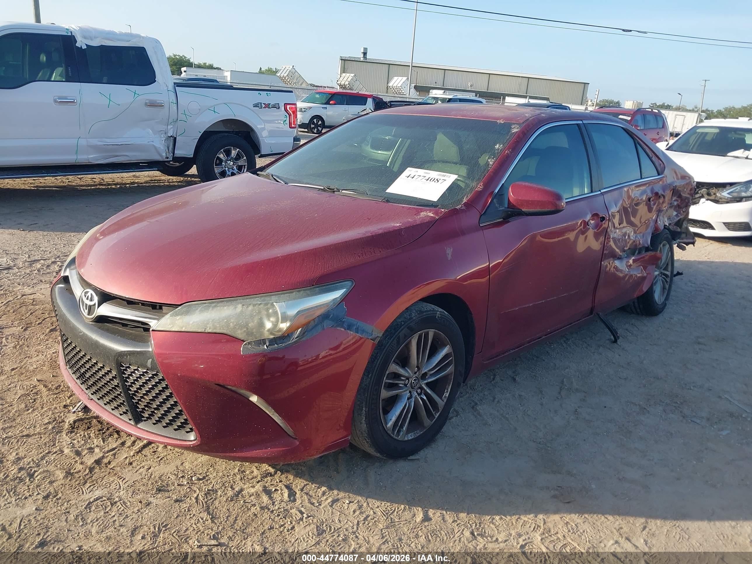 2015 Toyota Camry Se Maroon vin: 4T1BF1FK5FU887694