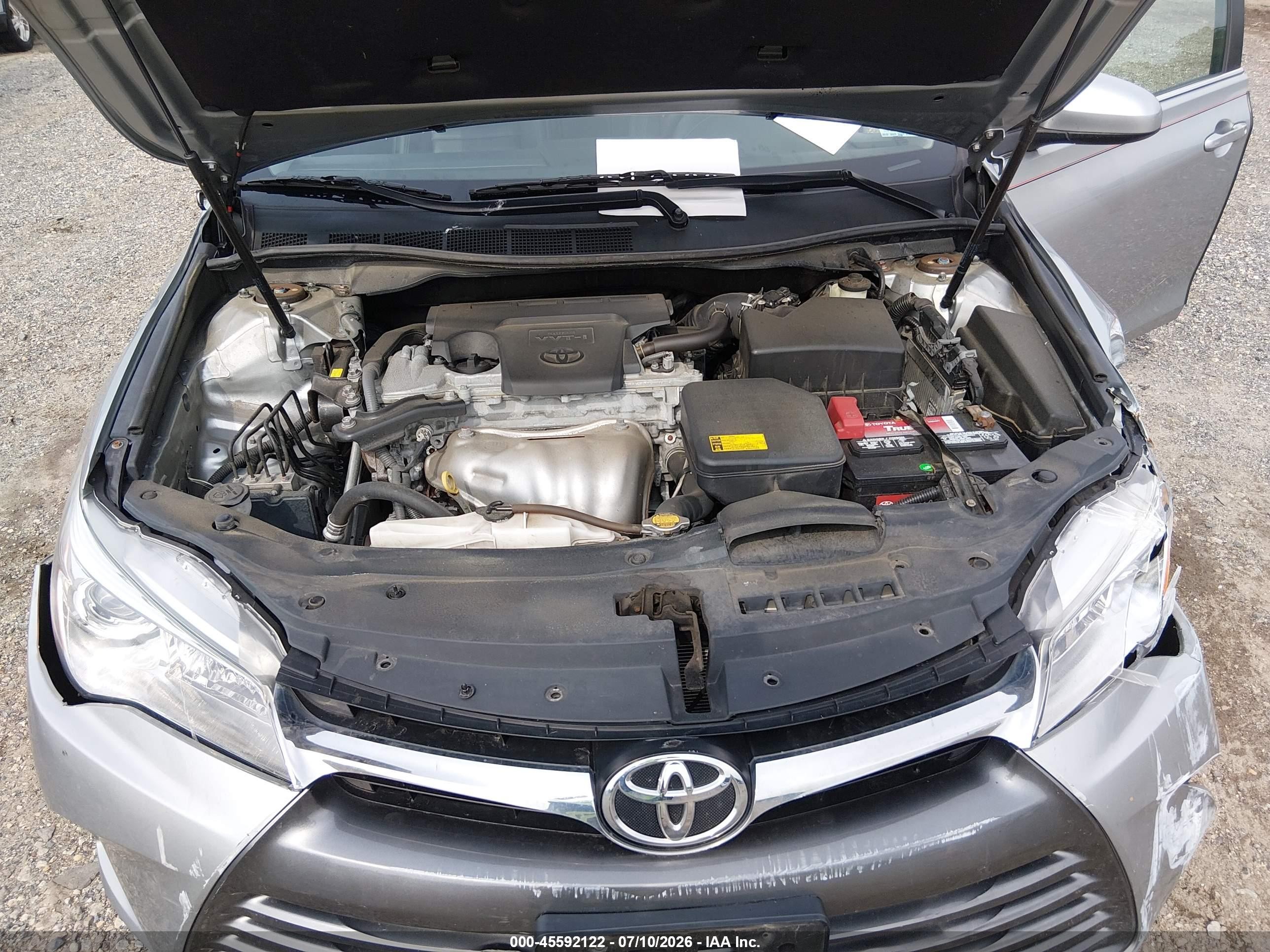 2015 Toyota Camry Xle Silver vin: 4T1BF1FK5FU893799