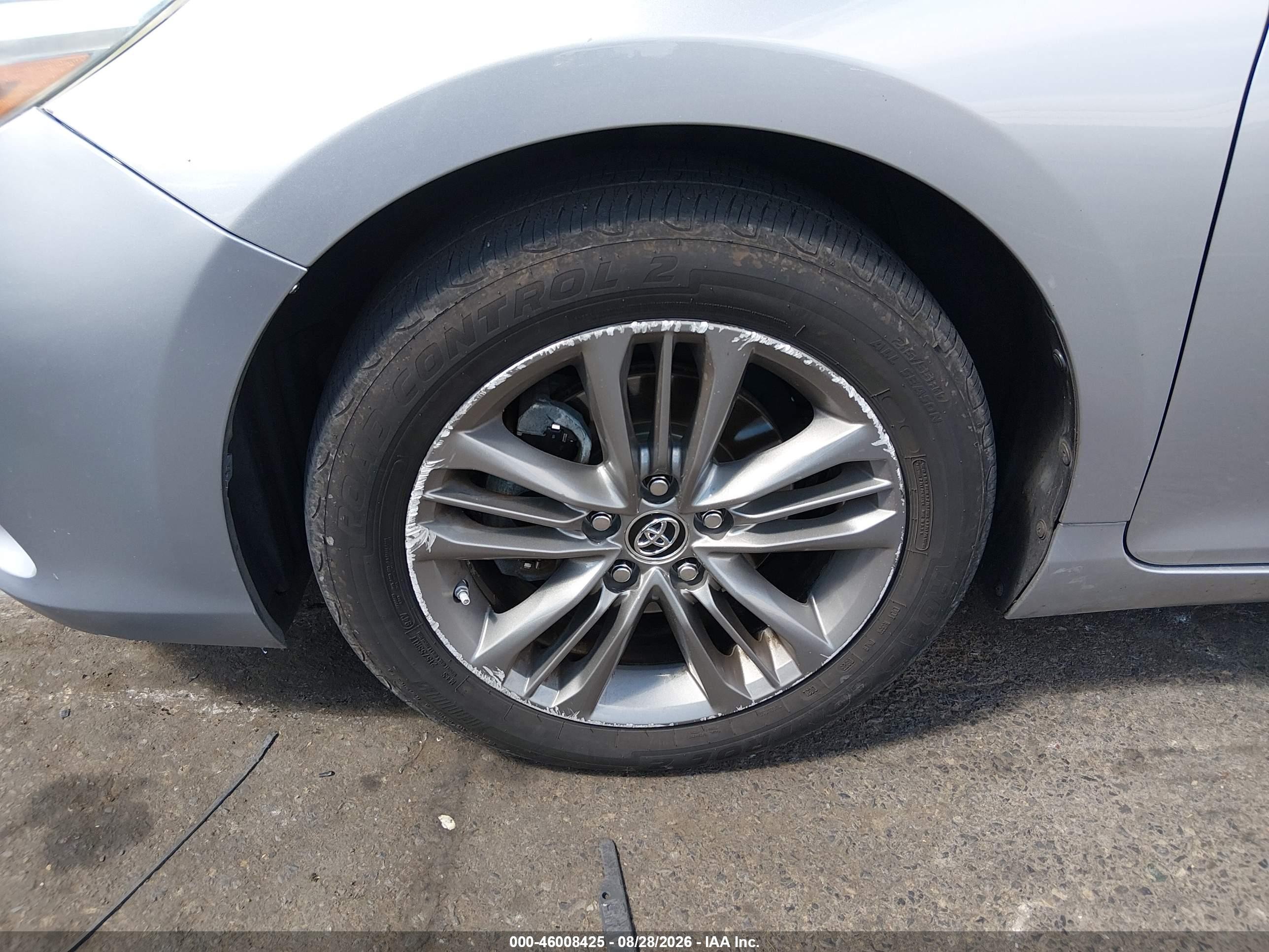 2015 Toyota Camry Se Silver vin: 4T1BF1FK5FU897626