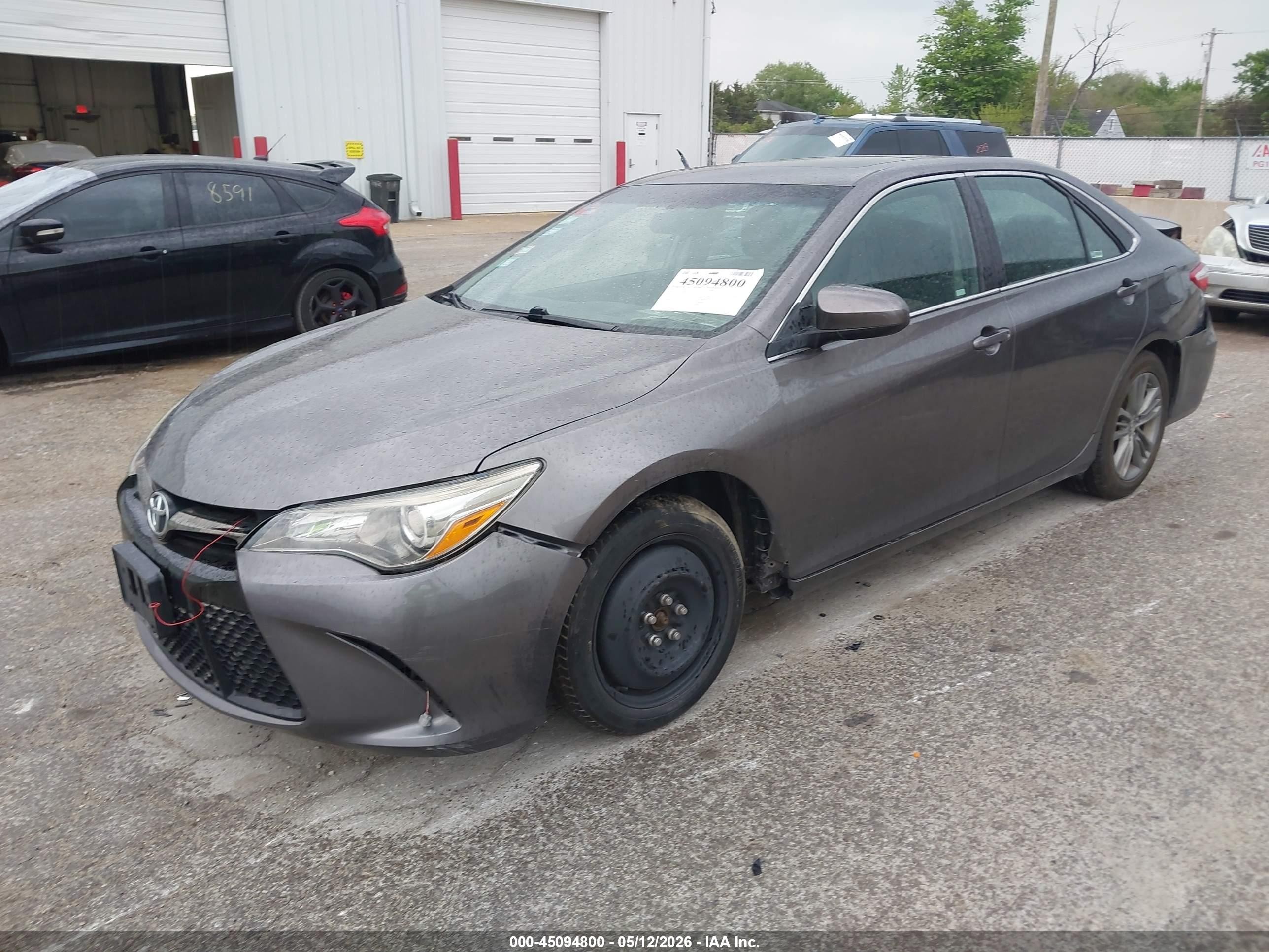 2015 Toyota Camry Se Gray vin: 4T1BF1FK5FU903795