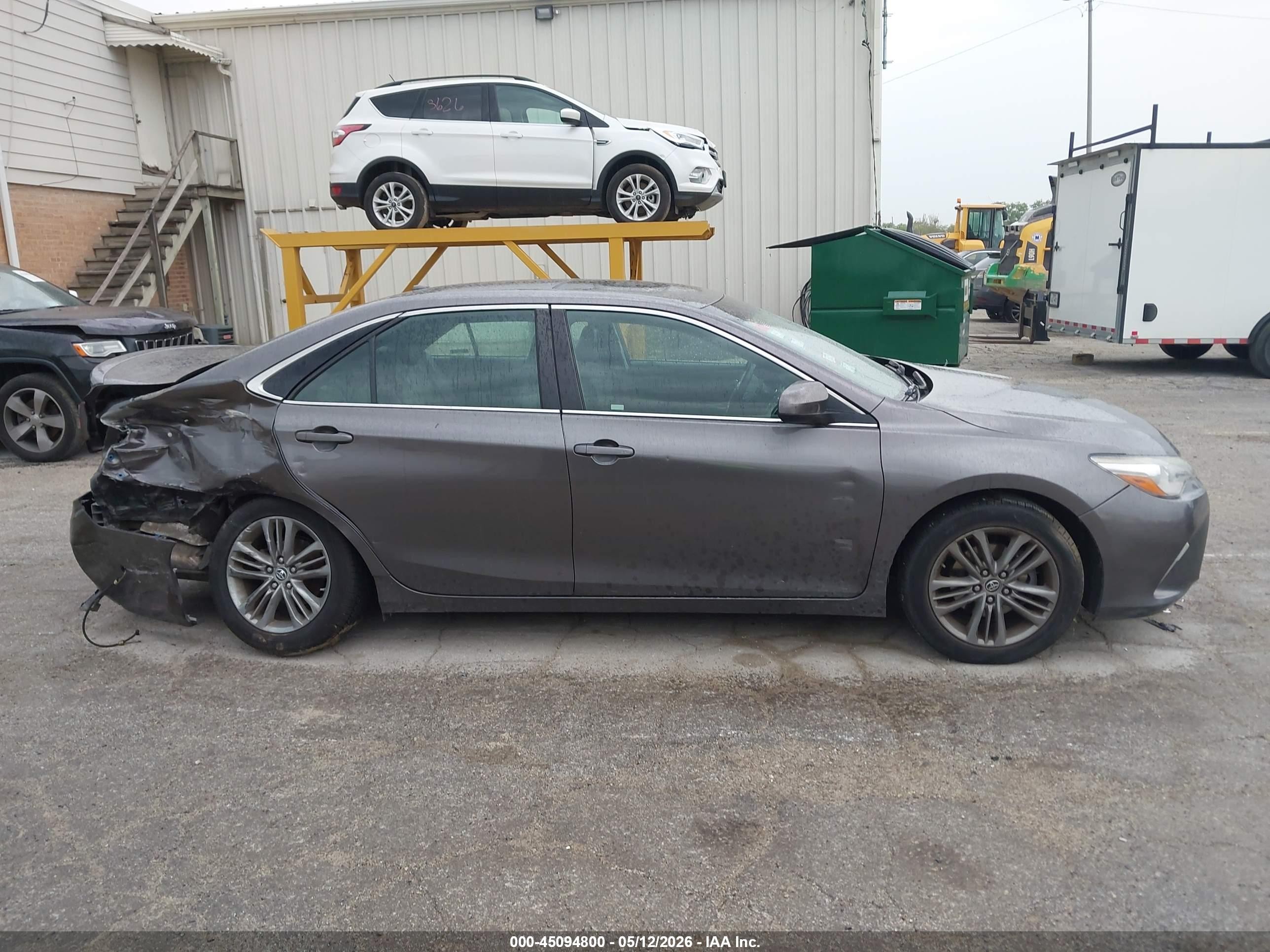 2015 Toyota Camry Se Gray vin: 4T1BF1FK5FU903795