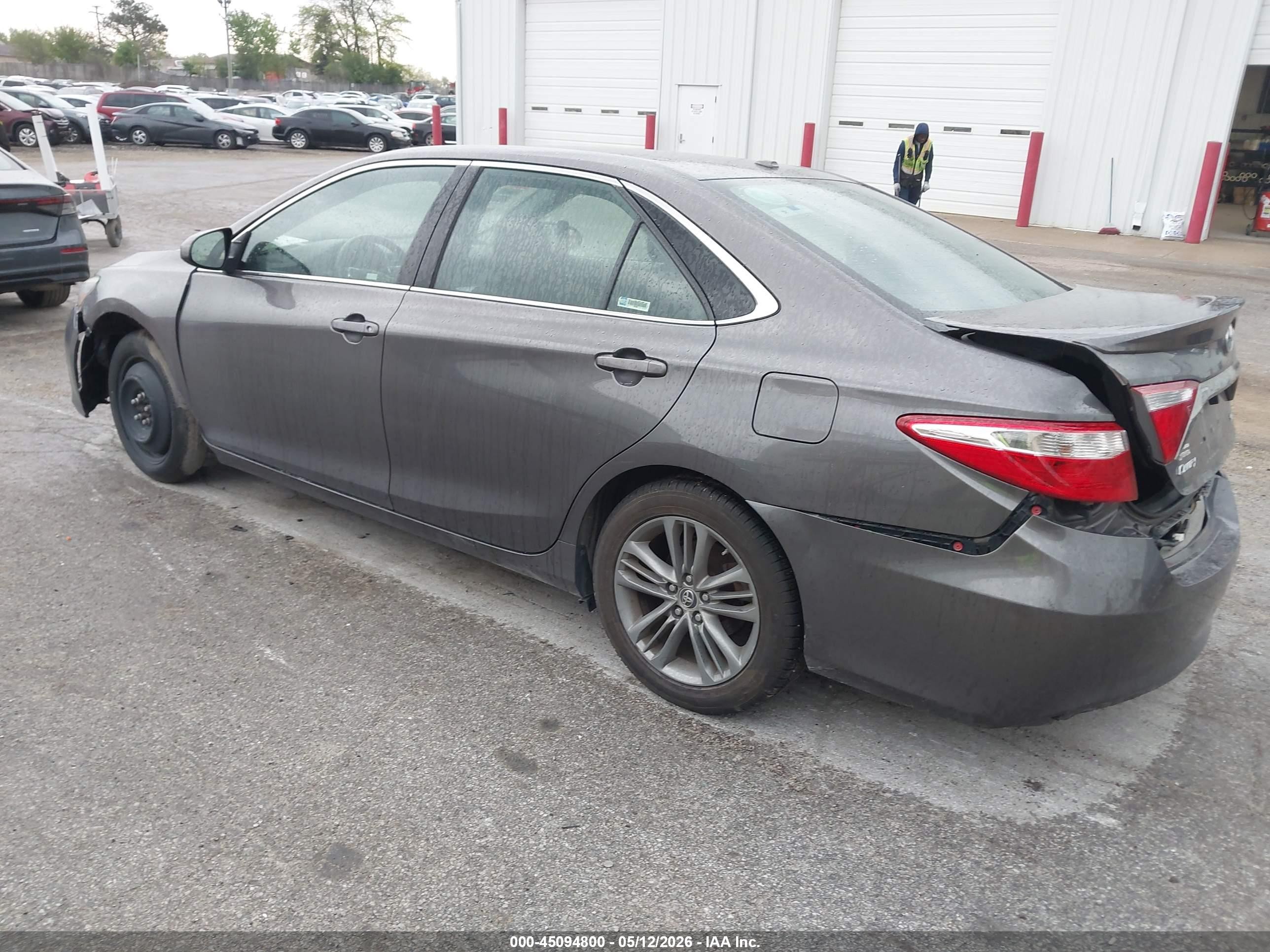 2015 Toyota Camry Se Gray vin: 4T1BF1FK5FU903795