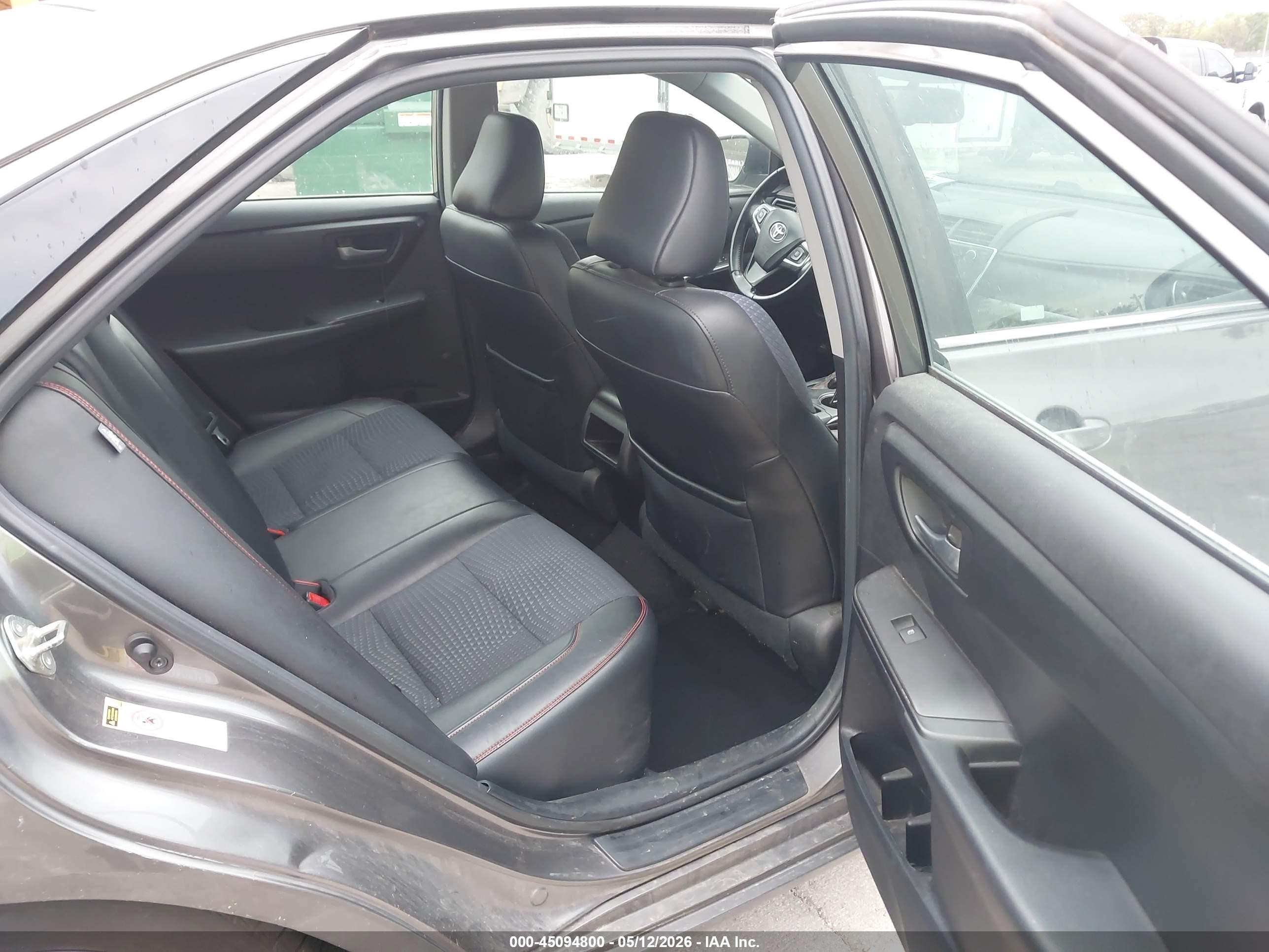2015 Toyota Camry Se Gray vin: 4T1BF1FK5FU903795