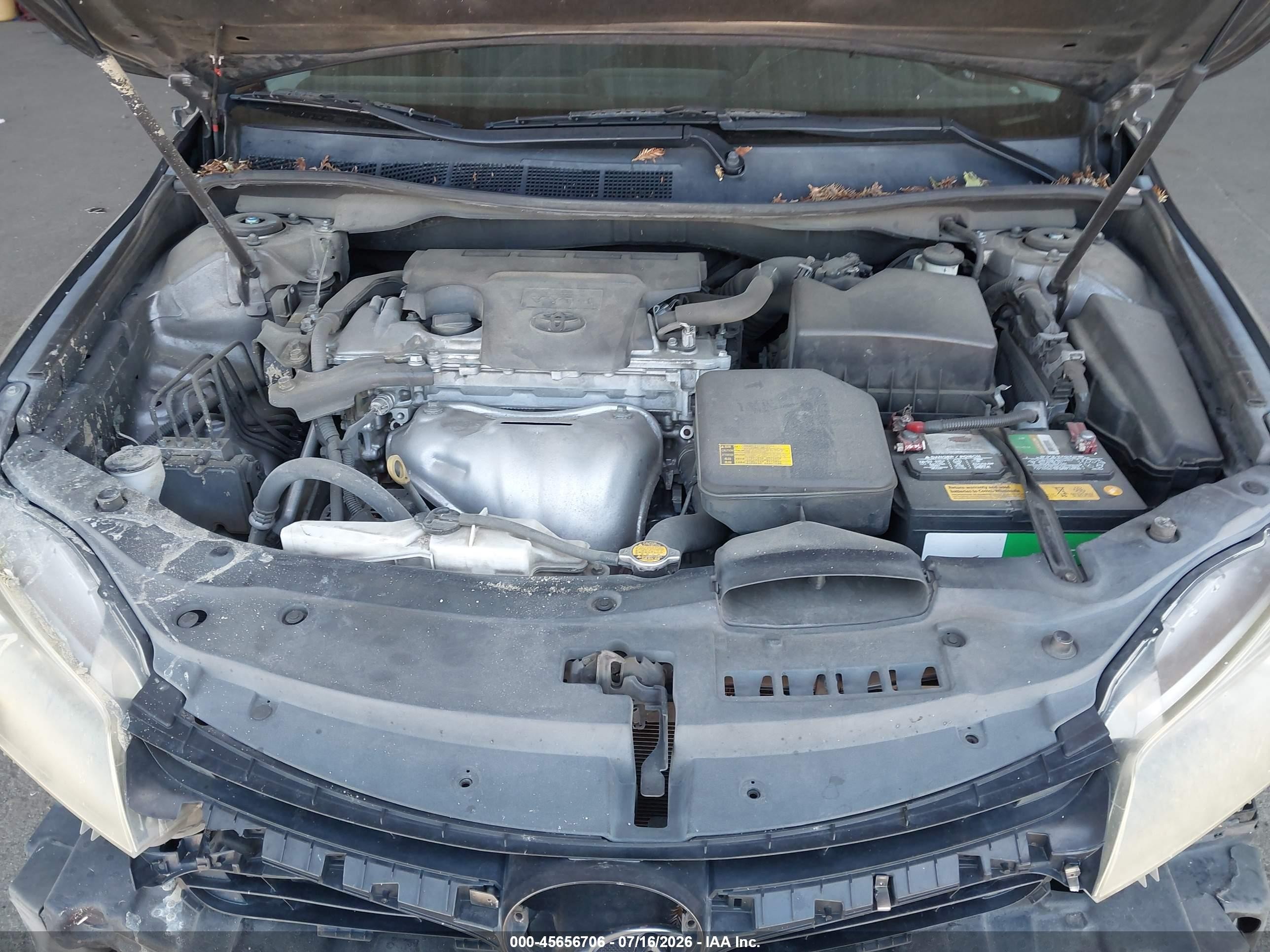 2015 Toyota Camry Se Серый vin: 4T1BF1FK5FU941091