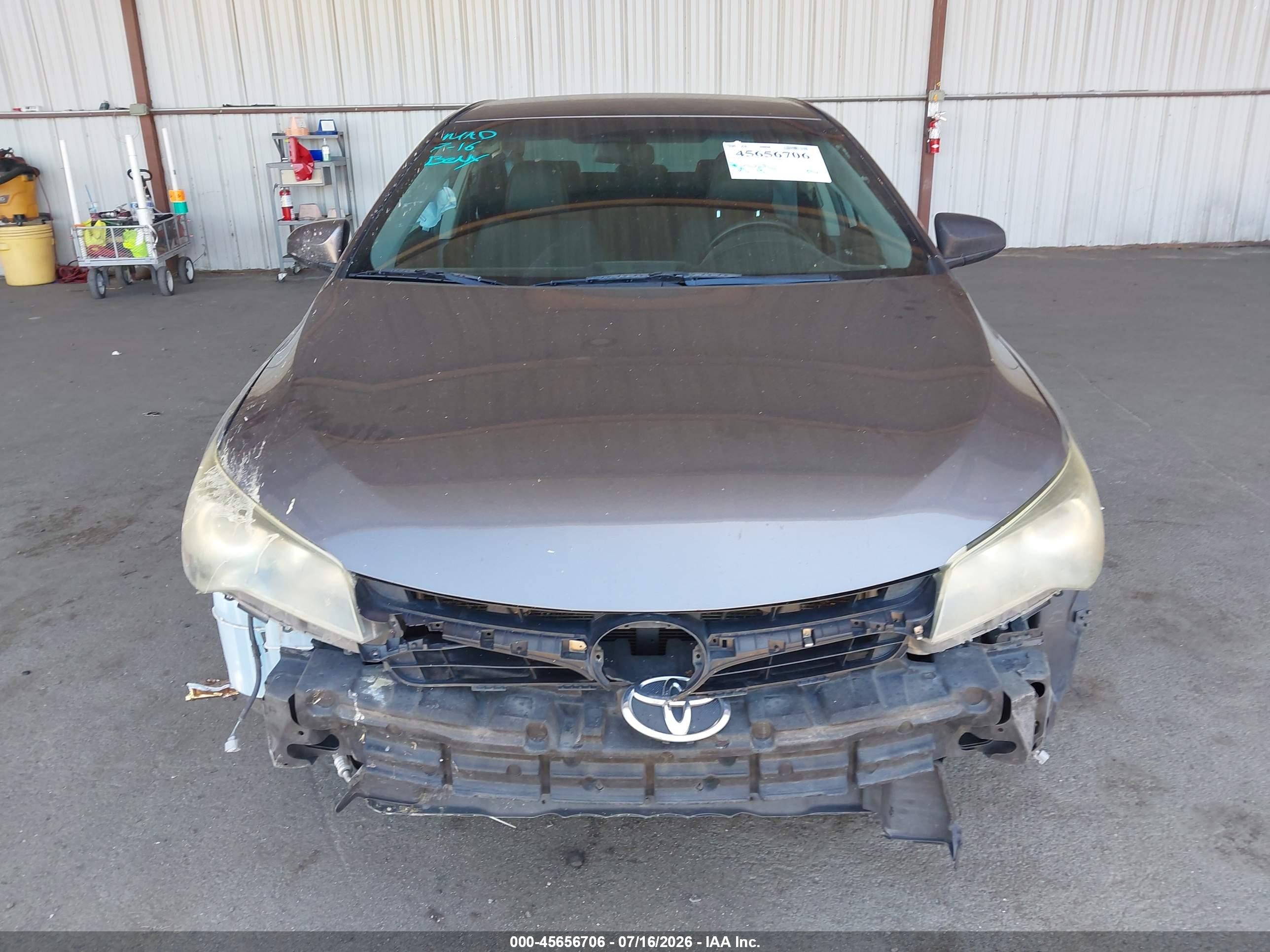 2015 Toyota Camry Se Серый vin: 4T1BF1FK5FU941091
