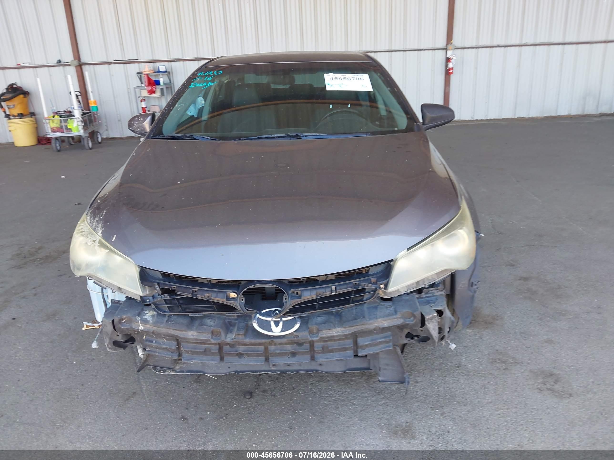 2015 Toyota Camry Se Серый vin: 4T1BF1FK5FU941091