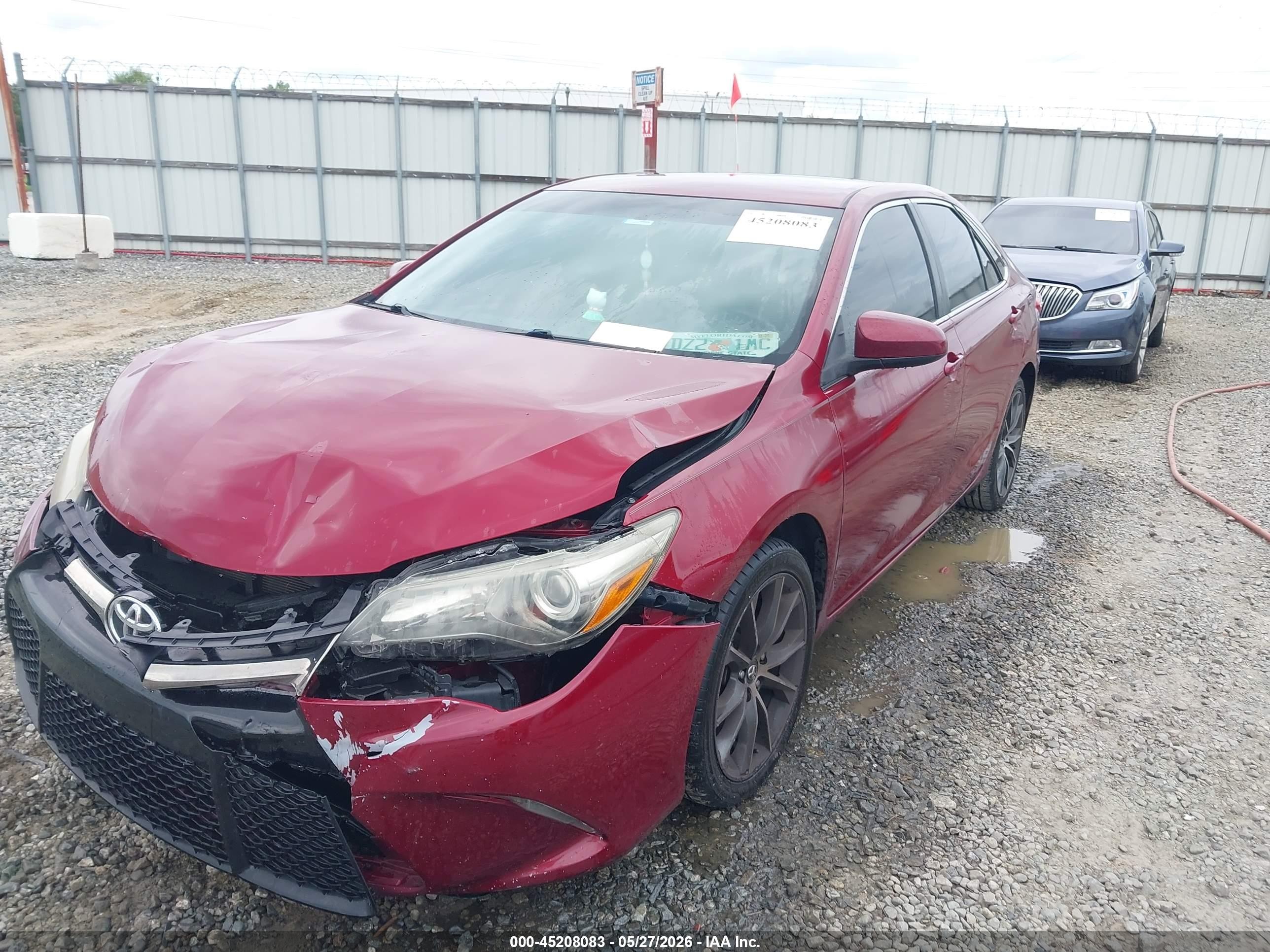 2015 Toyota Camry Xse Maroon vin: 4T1BF1FK5FU941639