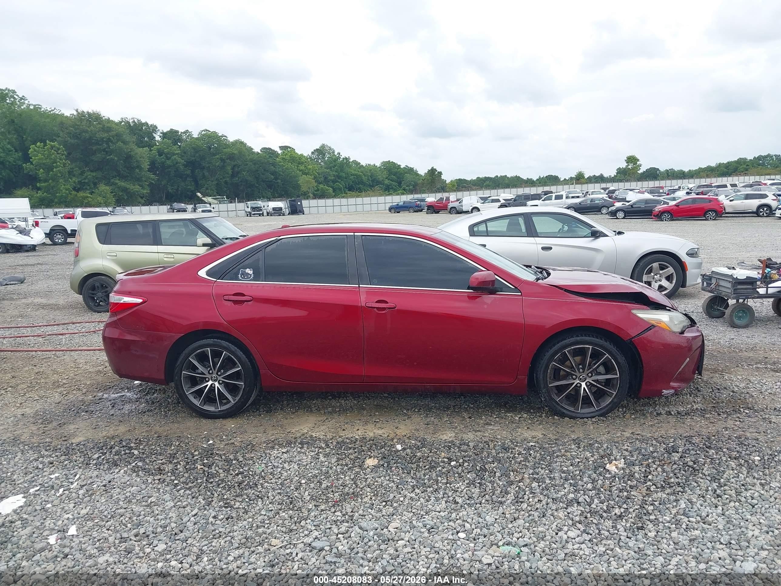2015 Toyota Camry Xse Maroon vin: 4T1BF1FK5FU941639