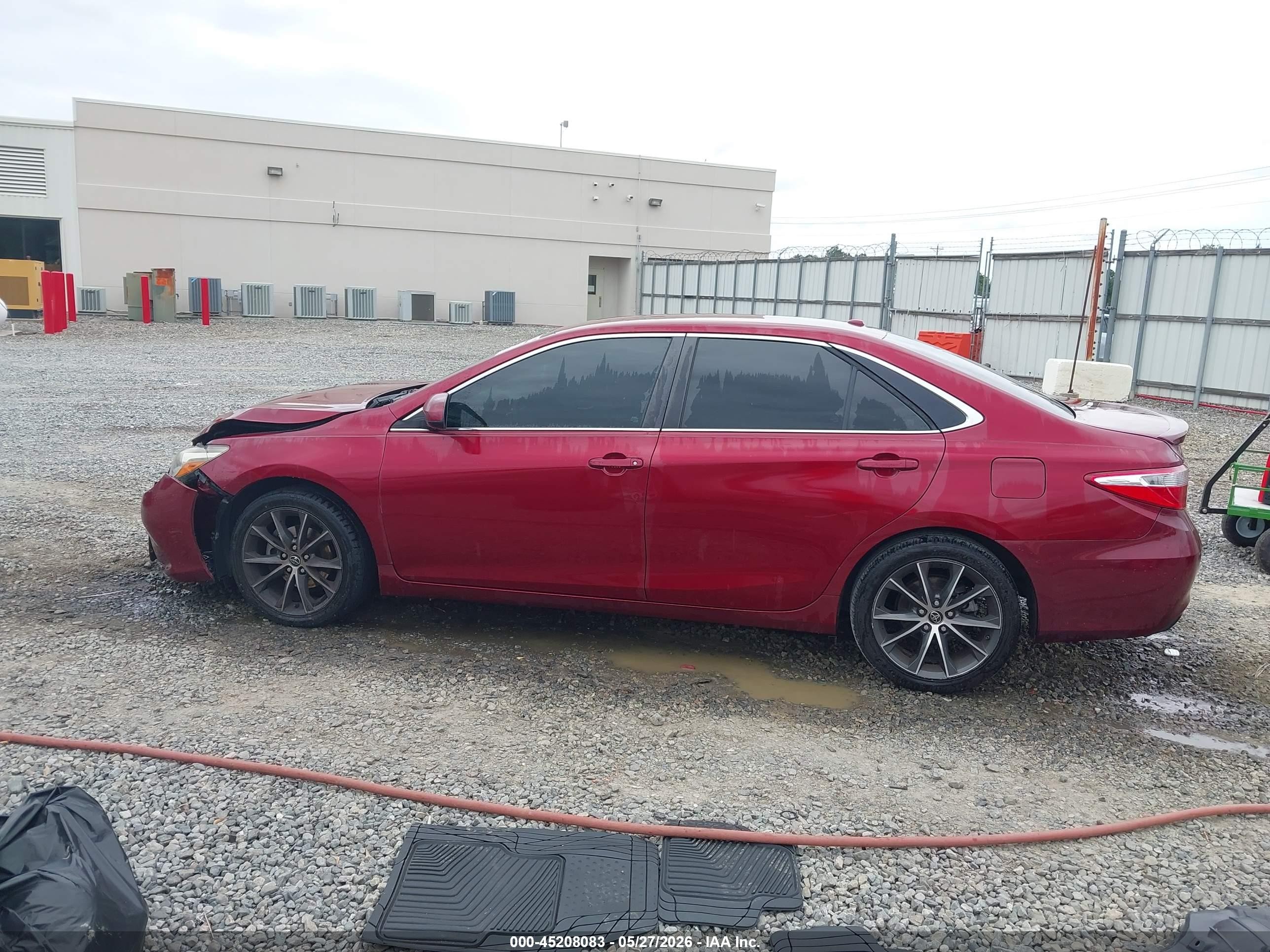 2015 Toyota Camry Xse Maroon vin: 4T1BF1FK5FU941639