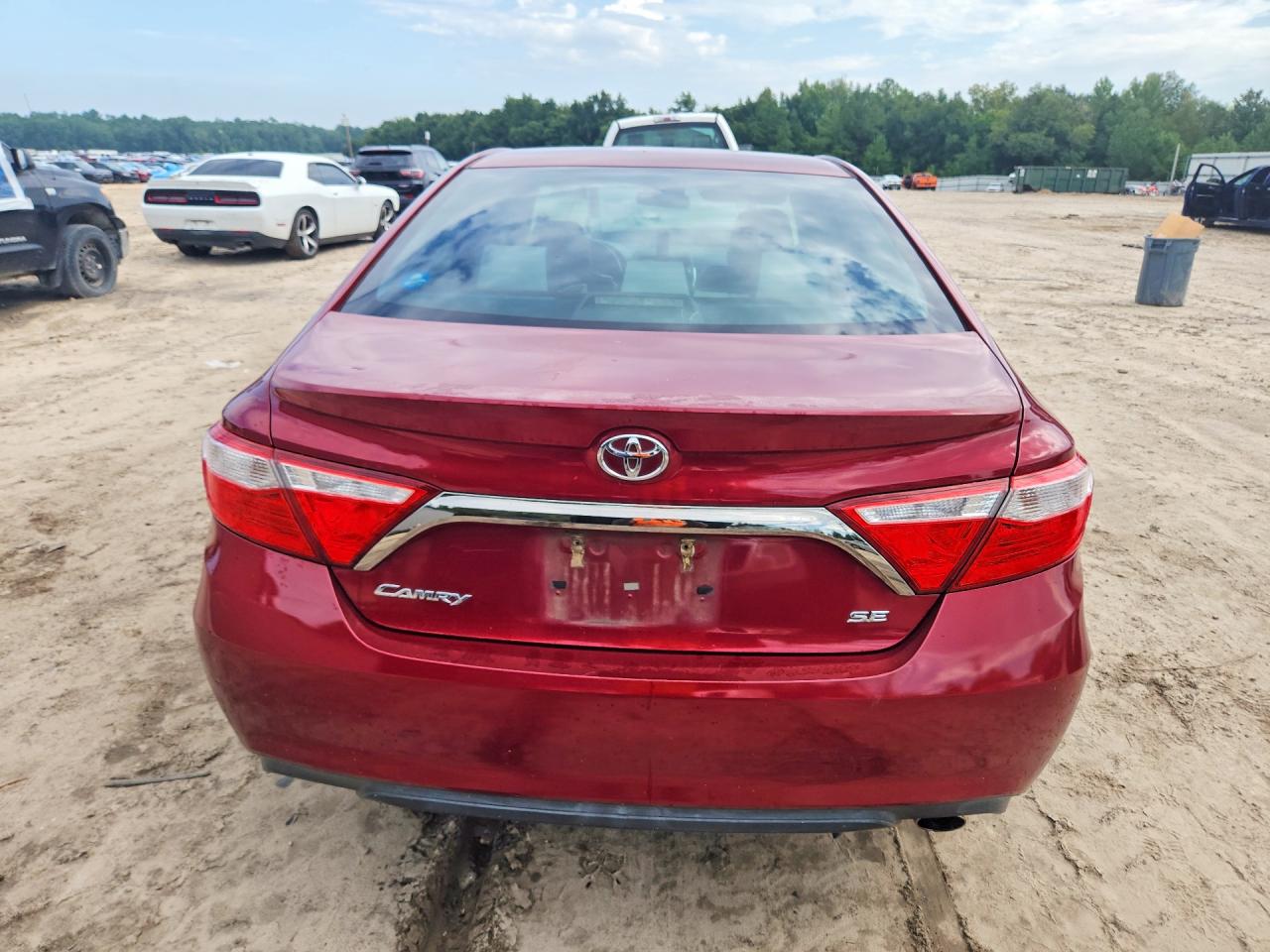 2015 Toyota Camry Se Красный vin: 4T1BF1FK5FU960823