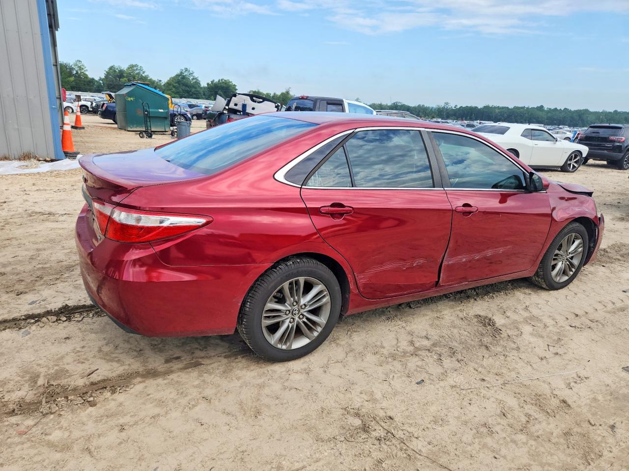 2015 Toyota Camry Se Красный vin: 4T1BF1FK5FU960823