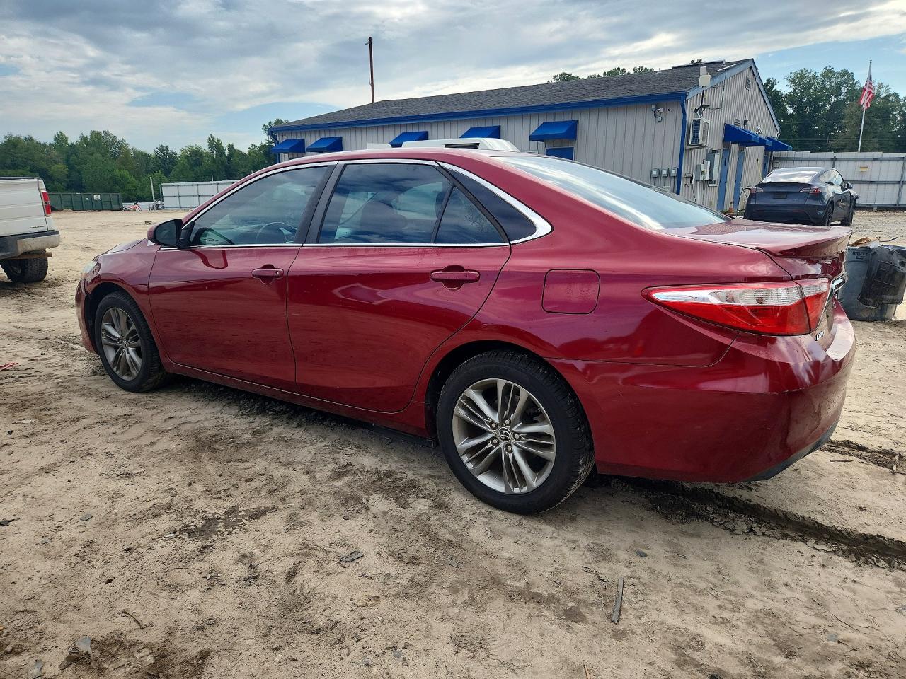 2015 Toyota Camry Se Красный vin: 4T1BF1FK5FU960823