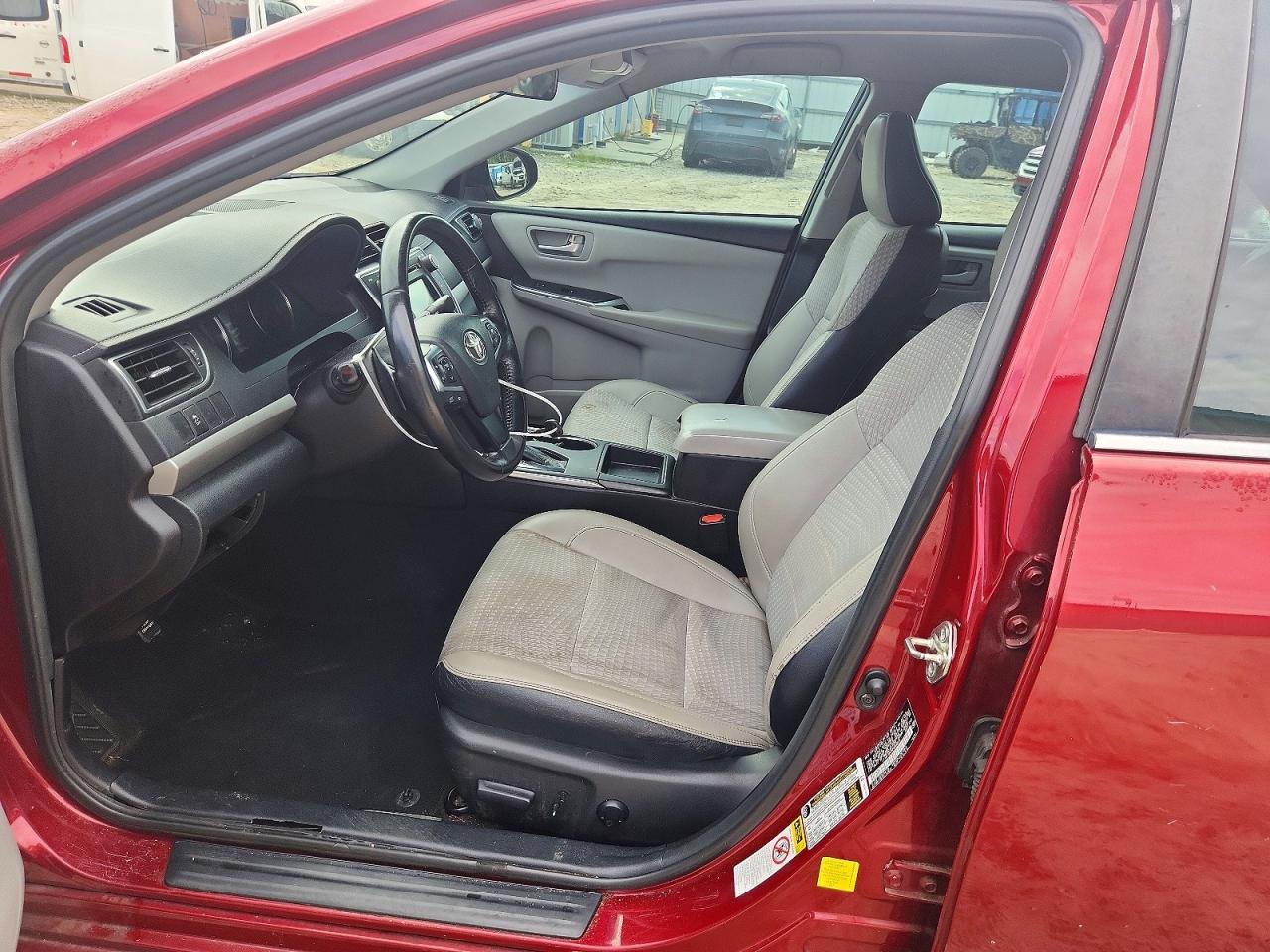 2015 Toyota Camry Se Красный vin: 4T1BF1FK5FU960823