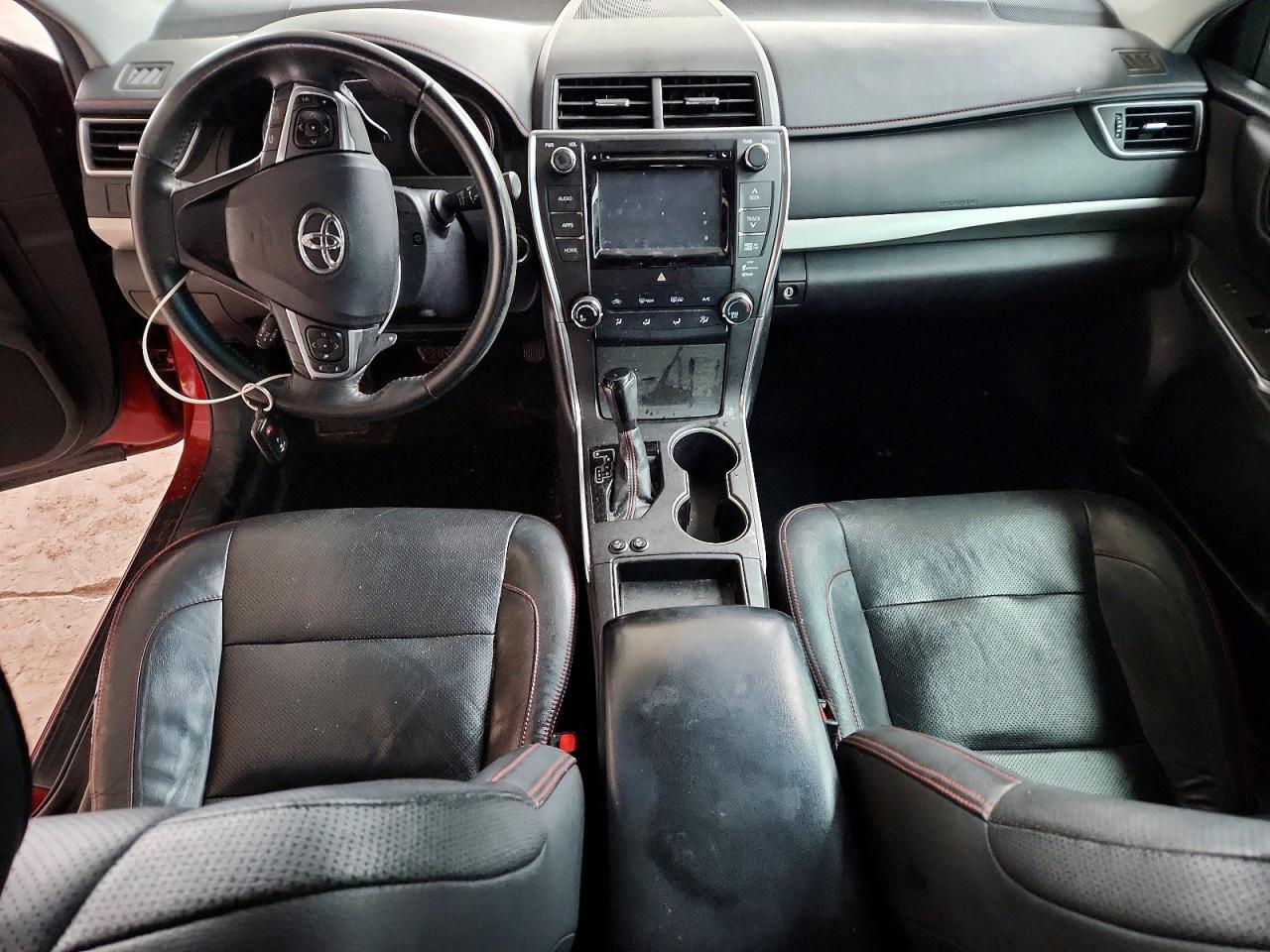 2015 Toyota Camry Se Red vin: 4T1BF1FK5FU969747