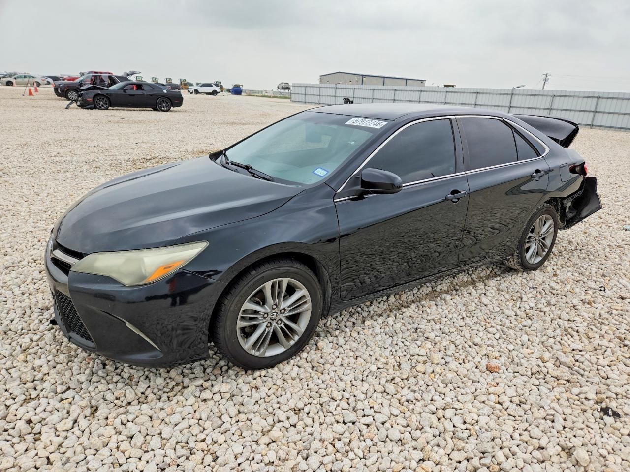 2015 Toyota Camry Se Black vin: 4T1BF1FK5FU970431