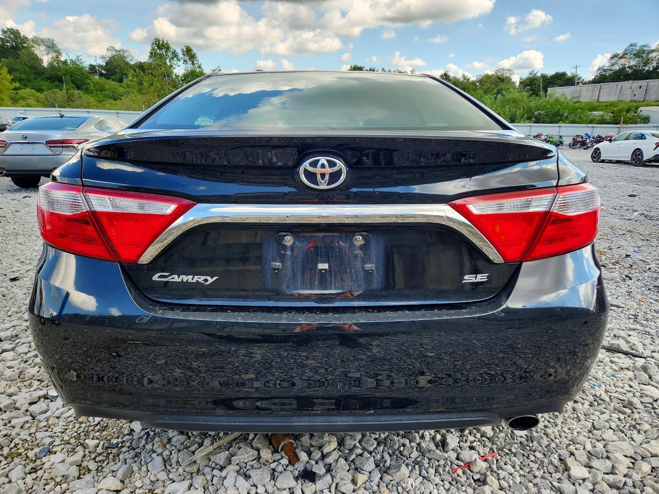 2015 Toyota Camry Se Black vin: 4T1BF1FK5FU980375