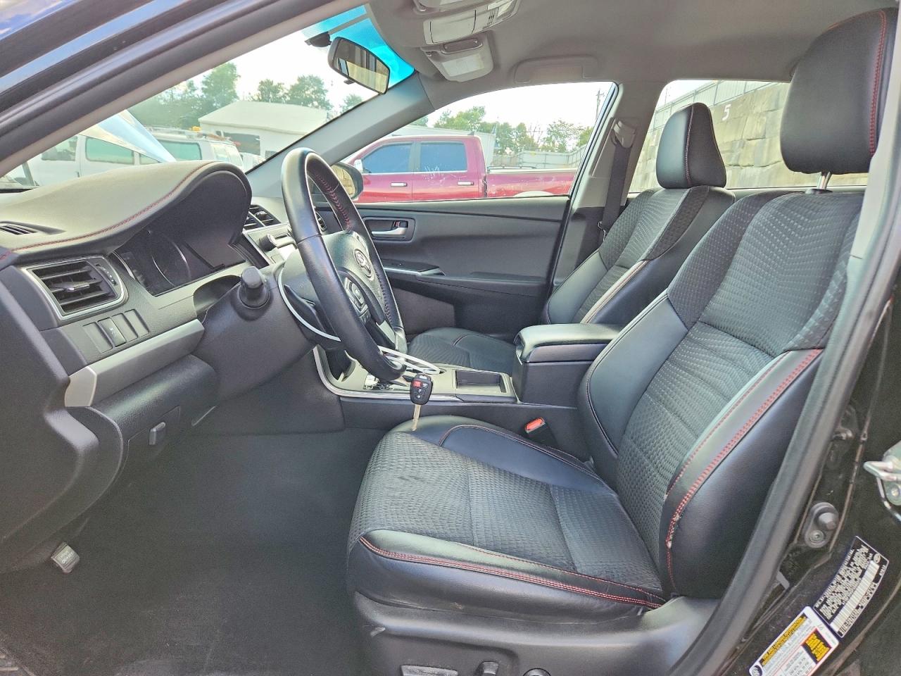 2015 Toyota Camry Se Black vin: 4T1BF1FK5FU980375