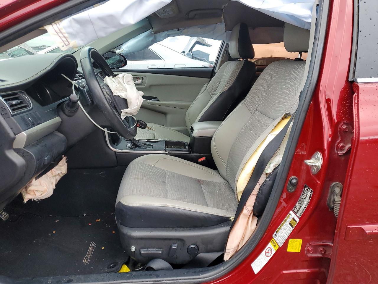 2015 Toyota Camry Se Burgundy vin: 4T1BF1FK5FU992672