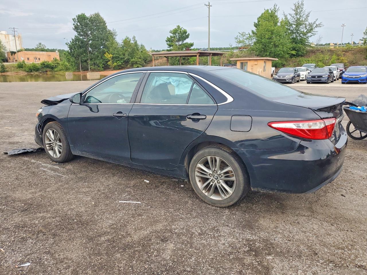 2016 Toyota Camry Se Black vin: 4T1BF1FK5GU125936