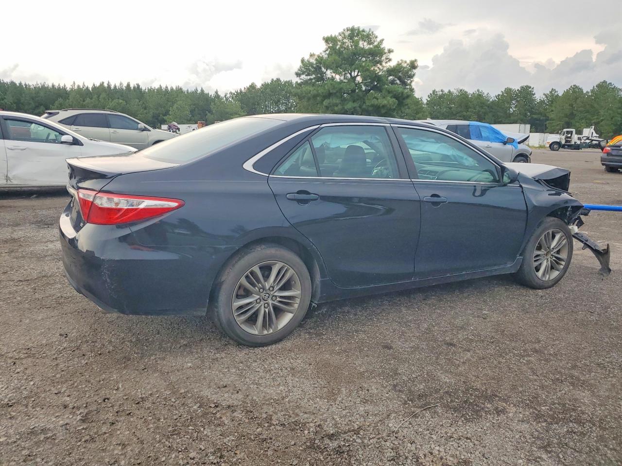 2016 Toyota Camry Se Black vin: 4T1BF1FK5GU125936
