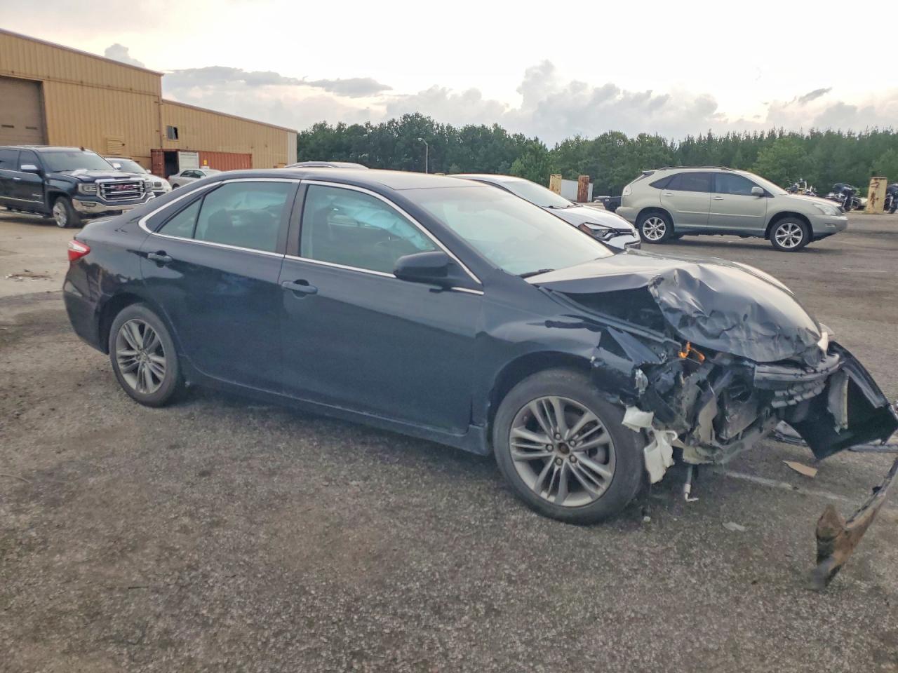 2016 Toyota Camry Se Black vin: 4T1BF1FK5GU125936