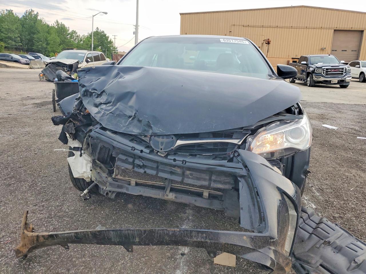 2016 Toyota Camry Se Black vin: 4T1BF1FK5GU125936
