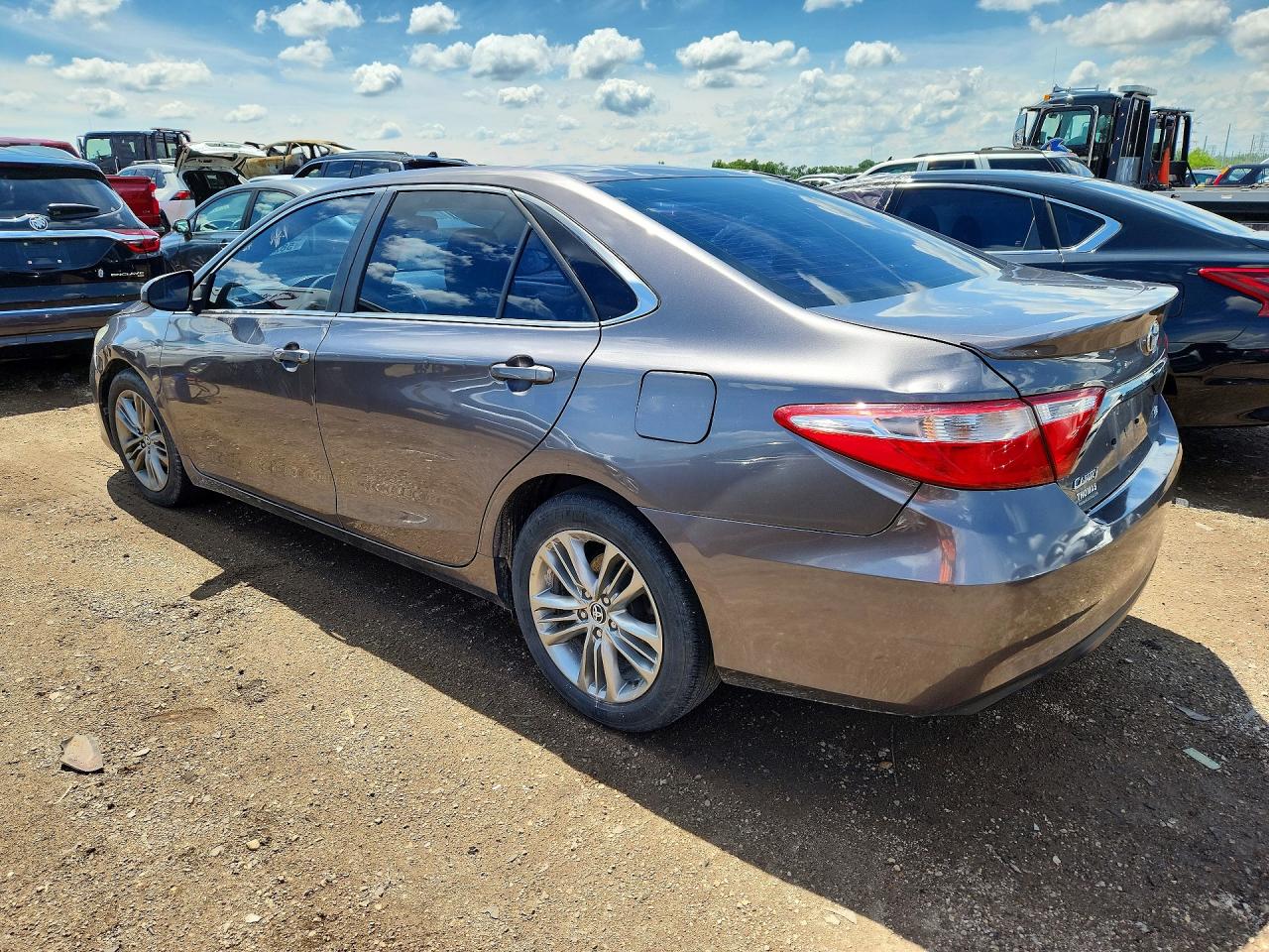 2016 Toyota Camry Se Gray vin: 4T1BF1FK5GU505410