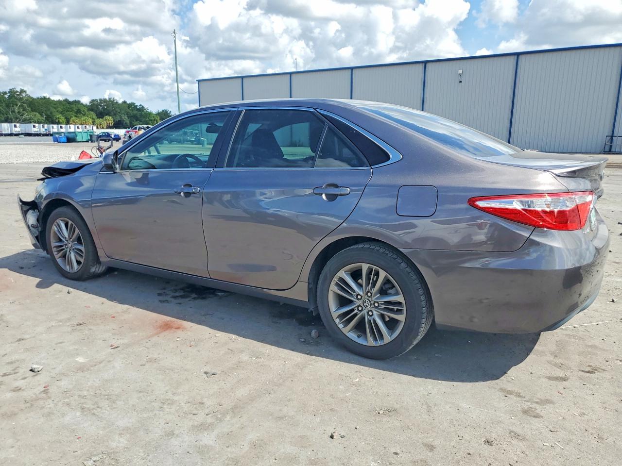 2016 Toyota Camry Se Gray vin: 4T1BF1FK5GU614210