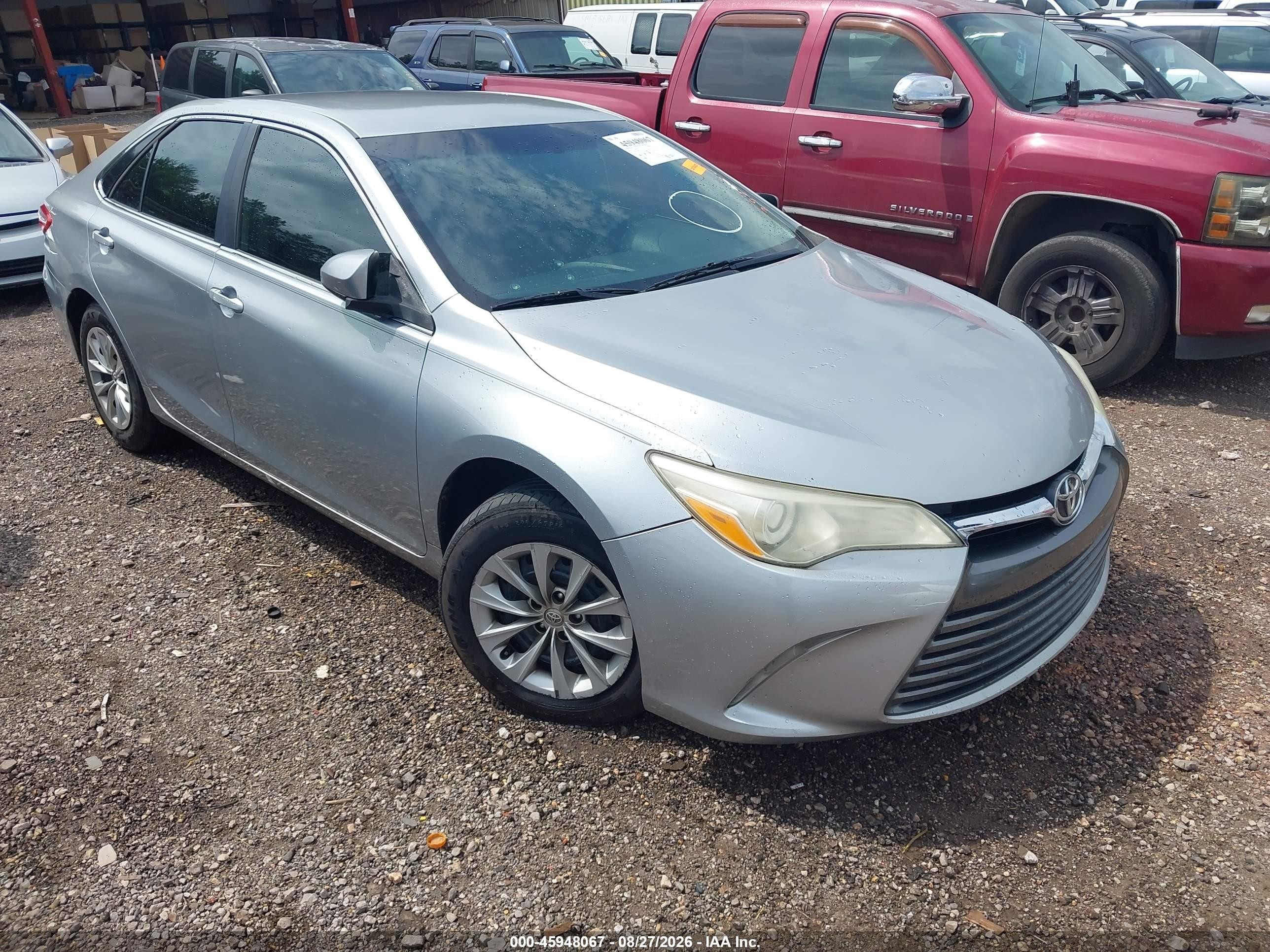 2017 Toyota Camry Le Silver vin: 4T1BF1FK5HU292234