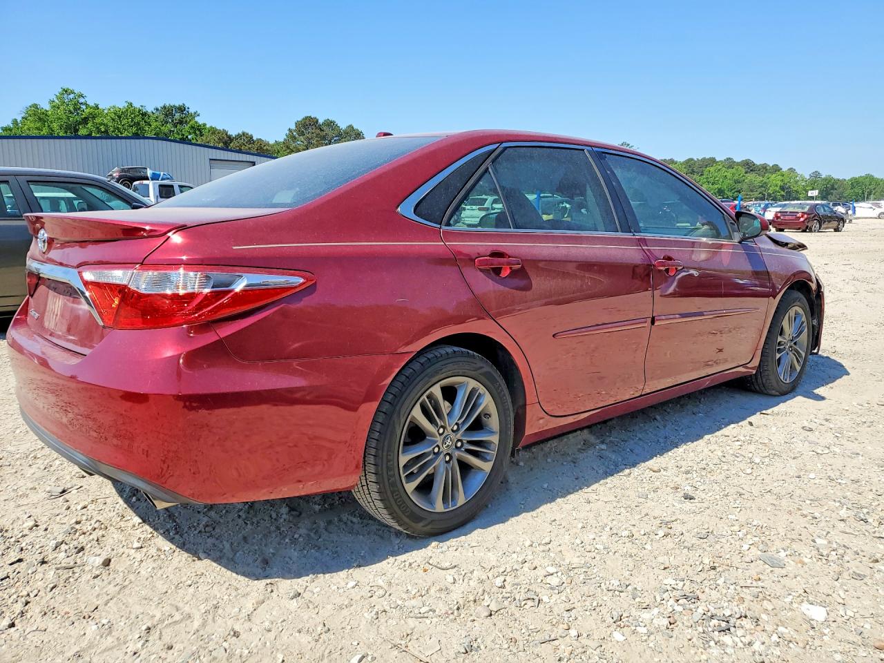 2017 Toyota Camry Se Red vin: 4T1BF1FK5HU619005
