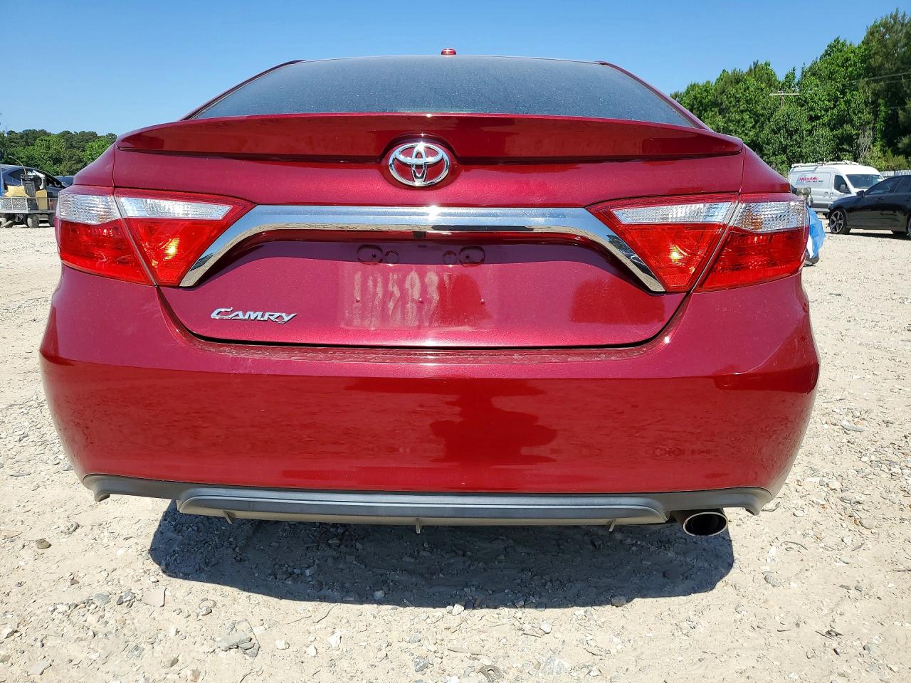 2017 Toyota Camry Se Red vin: 4T1BF1FK5HU619005